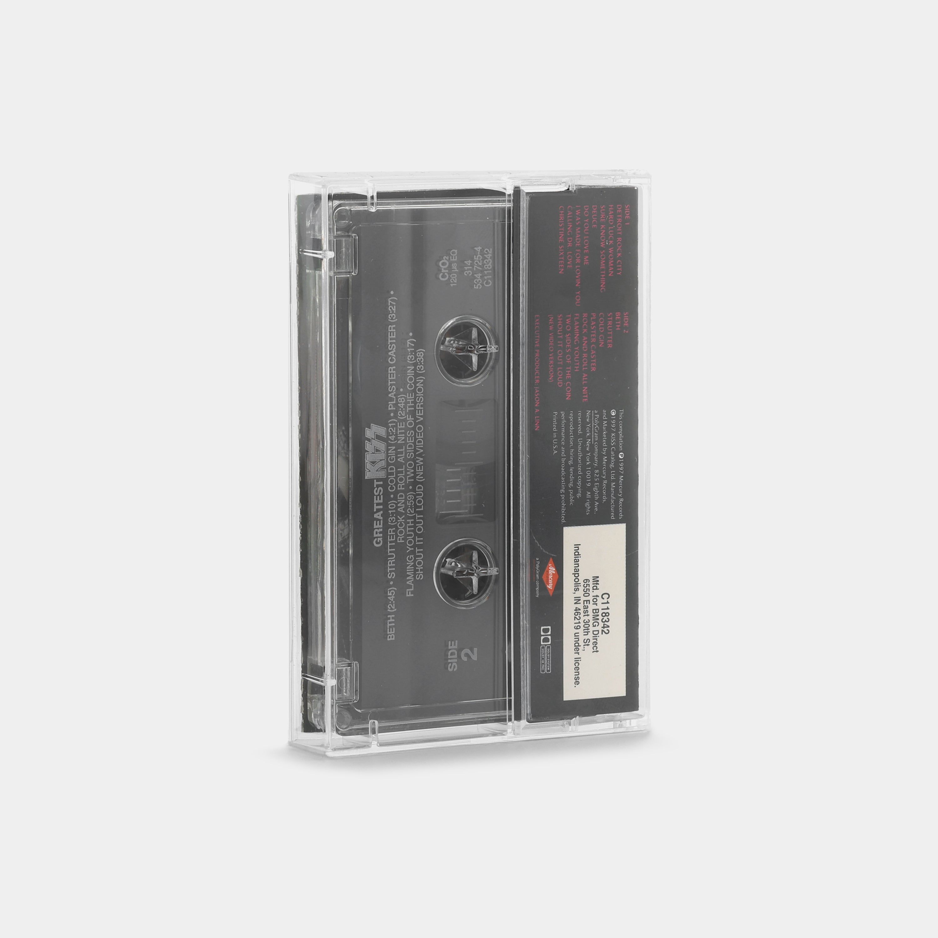 KISS - Greatest Kiss Cassette Tape