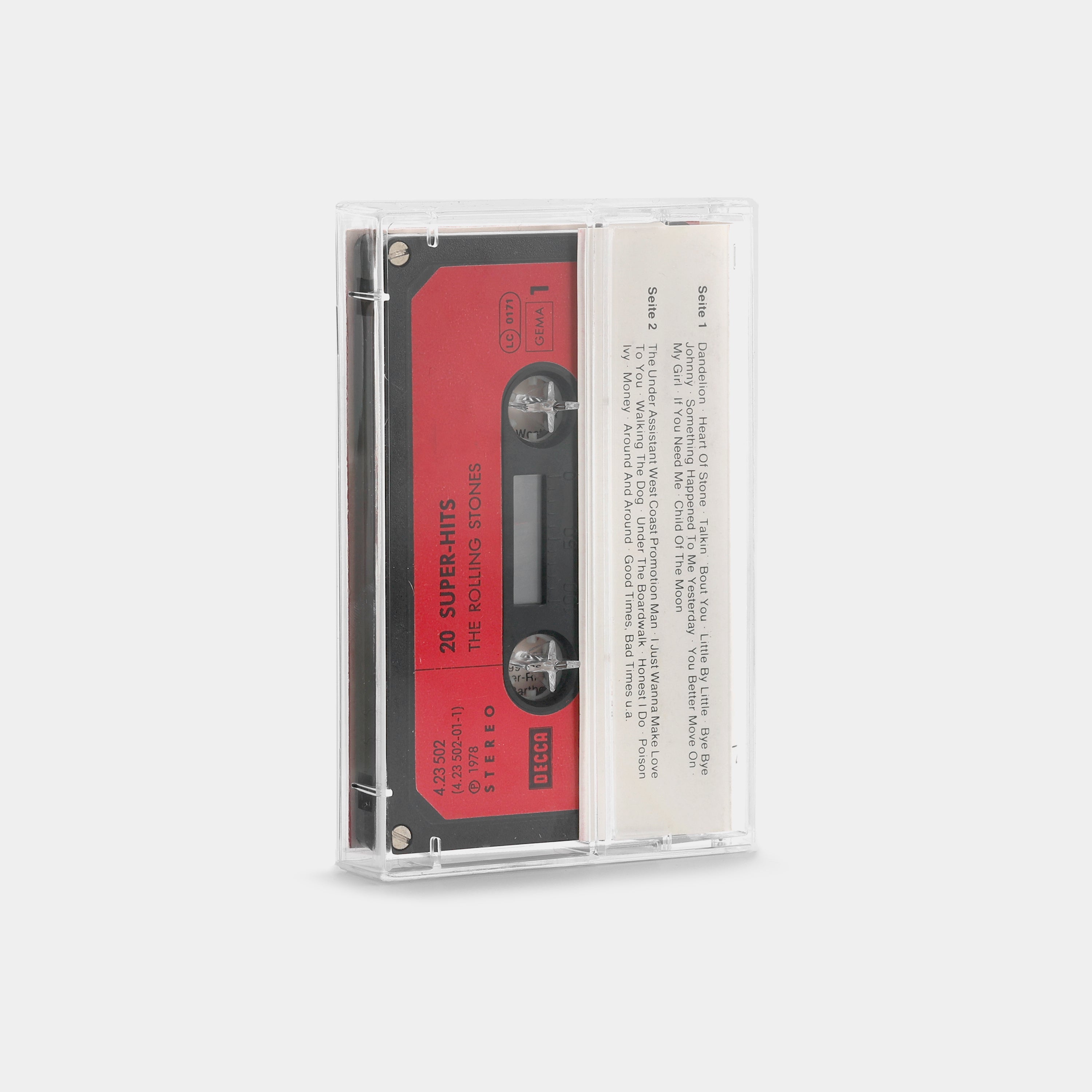 The Rolling Stones - 20 Super Hits By The Rolling Stones Cassette Tape