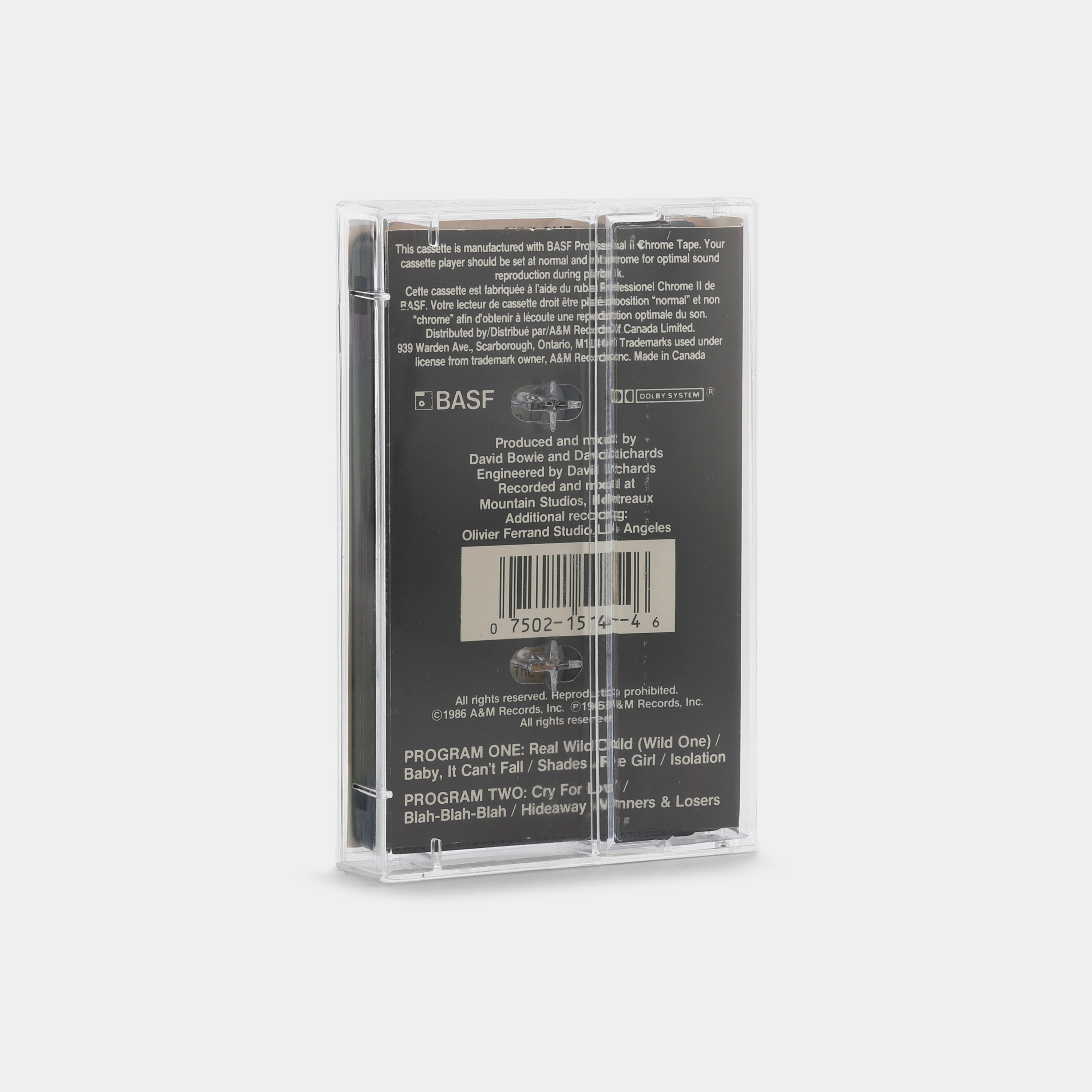 Iggy Pop - Blah-Blah-Blah Cassette Tape