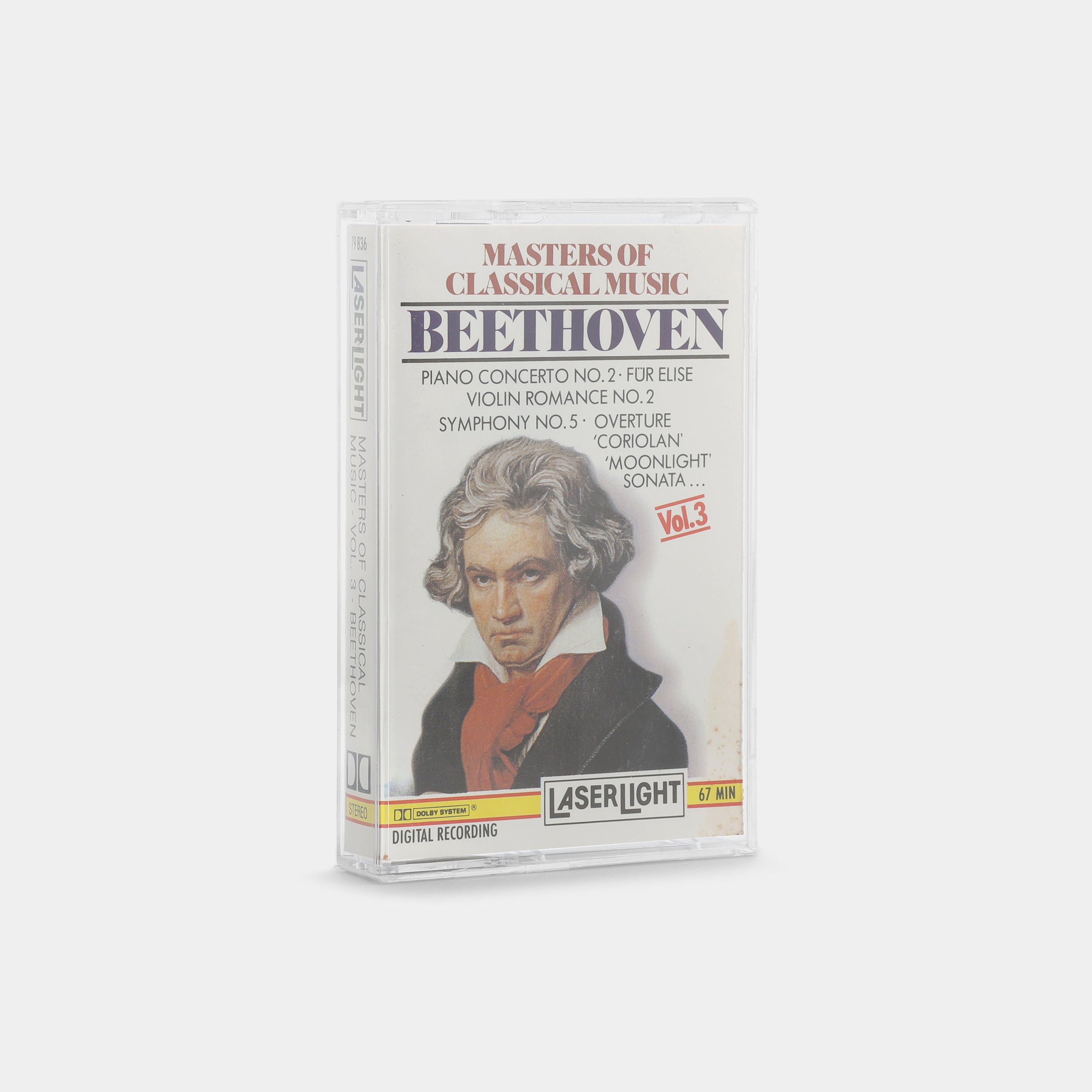 Beethoven - Masters of Classical Music, Vol. 3: Beethoven Cassette Tape