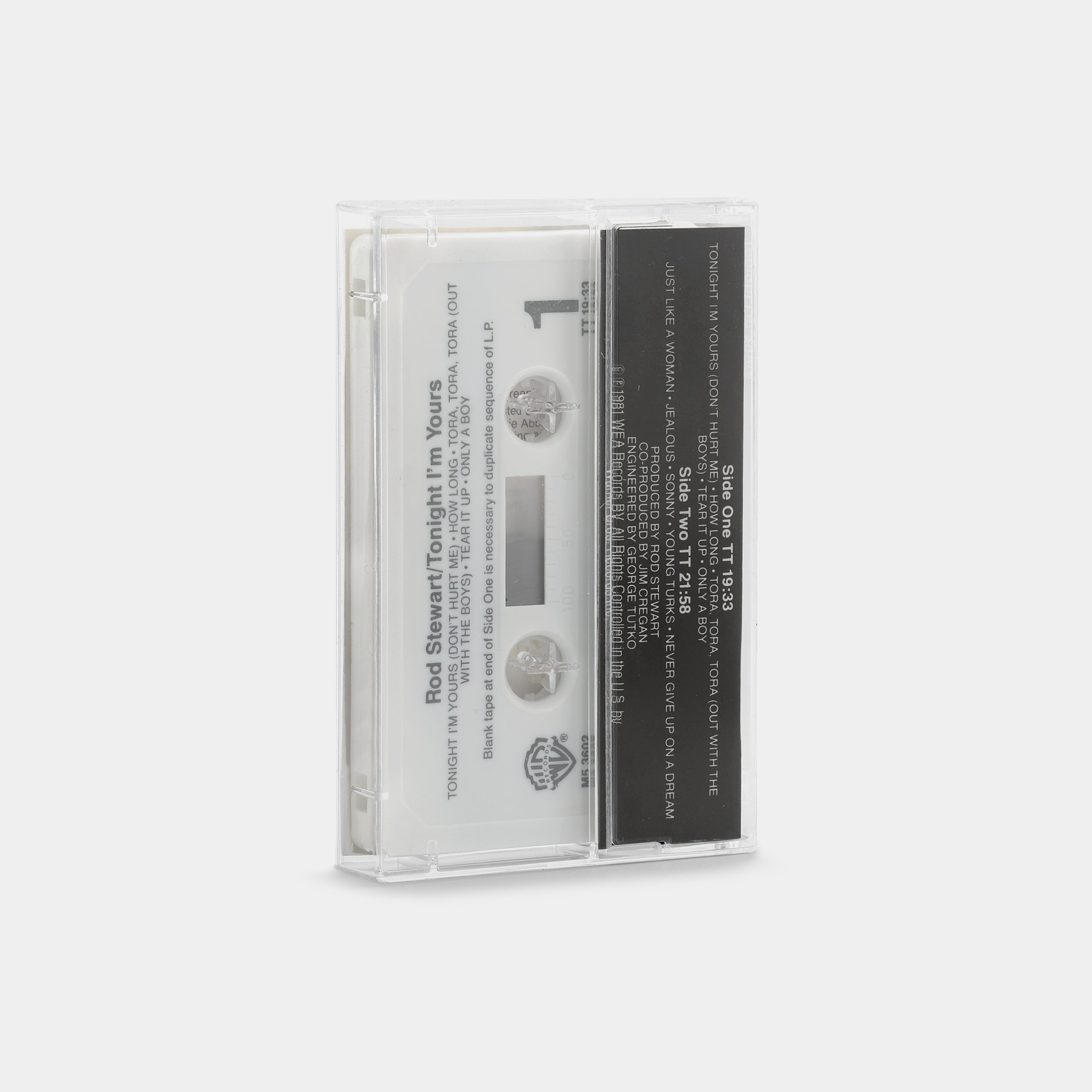 Rod Stewart - Tonight I'm Yours Cassette Tape