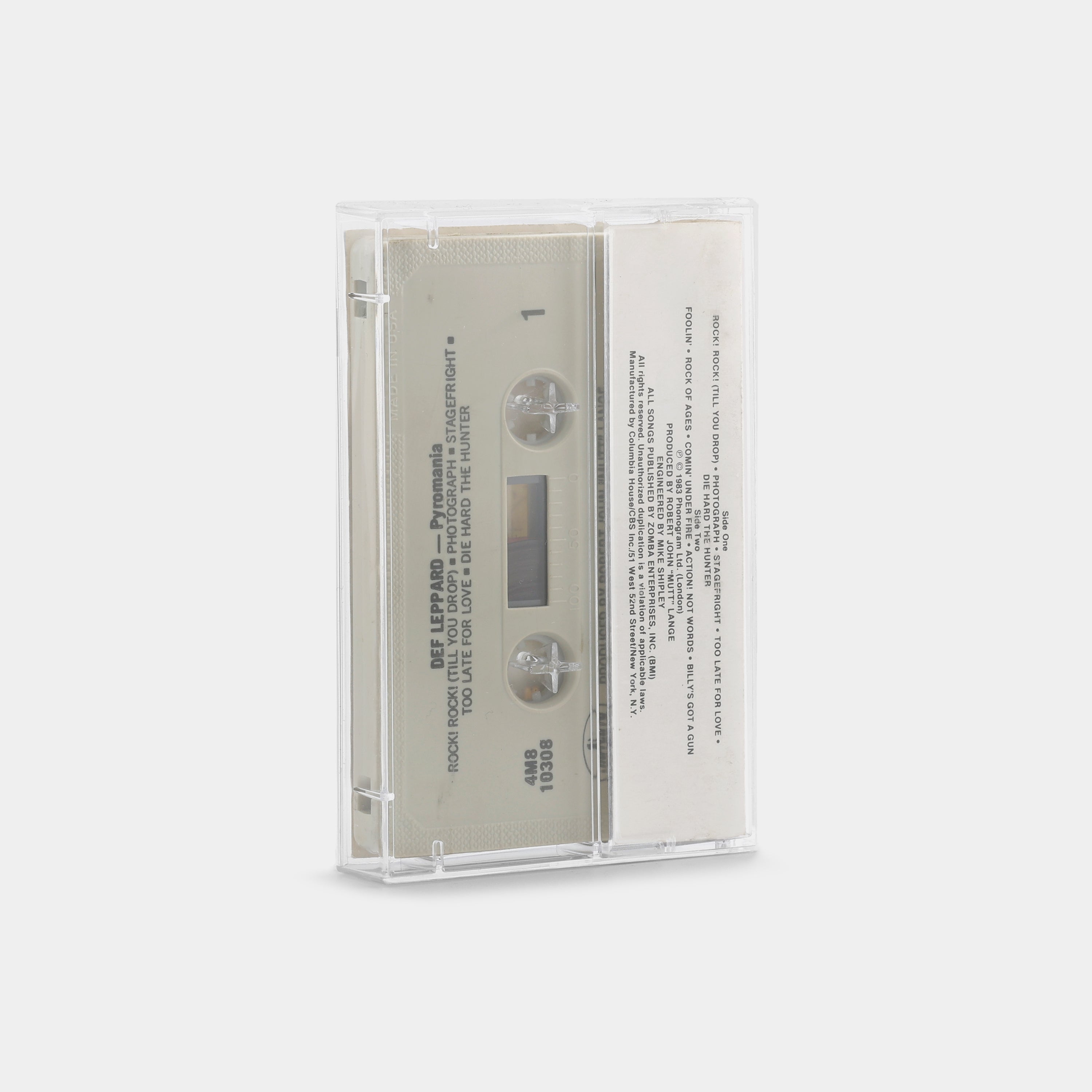 Def Leppard - Pyromania Cassette Tape