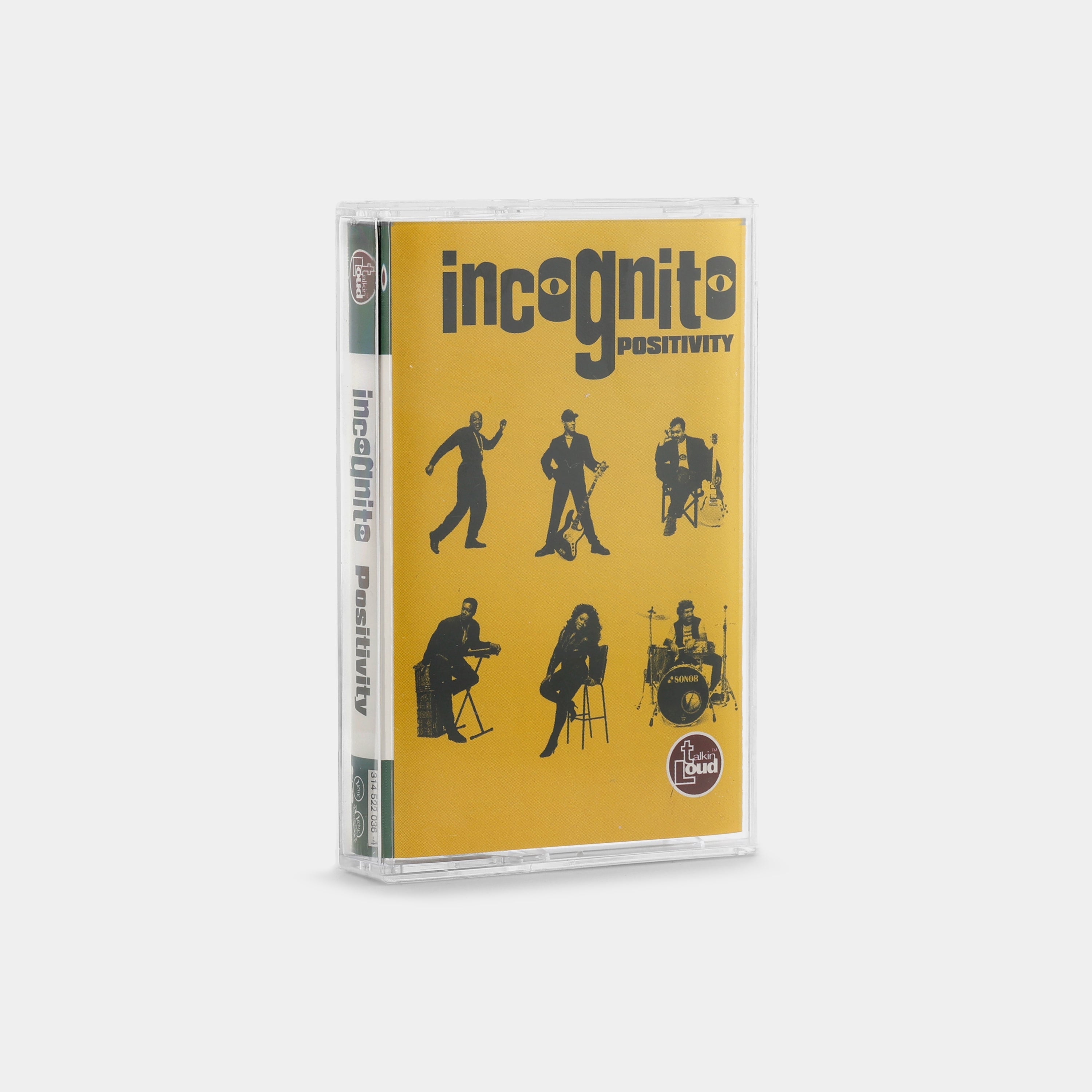 Incognito - Positivity Cassette Tape