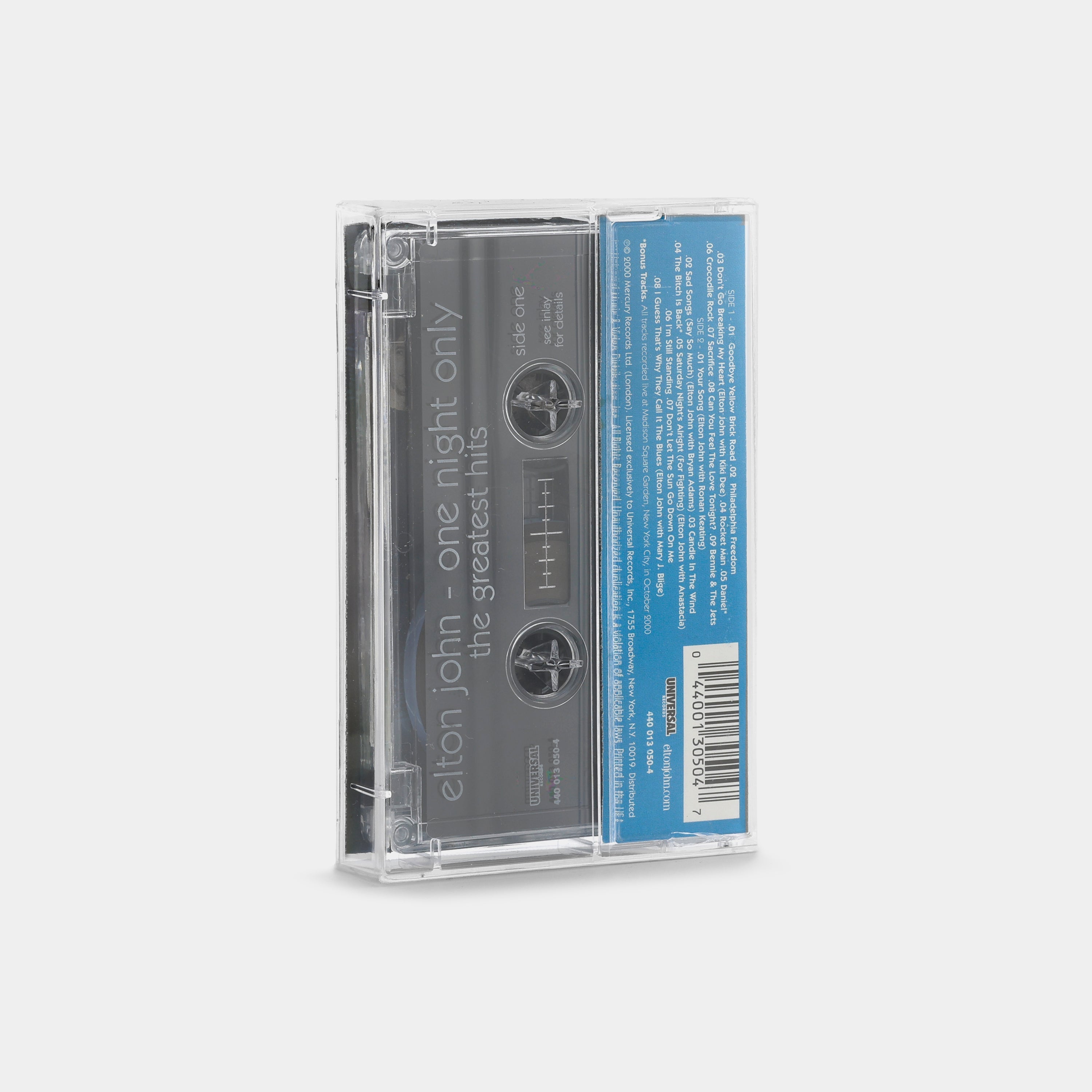 Elton John - One Night Only – The Greatest Hits Cassette Tape
