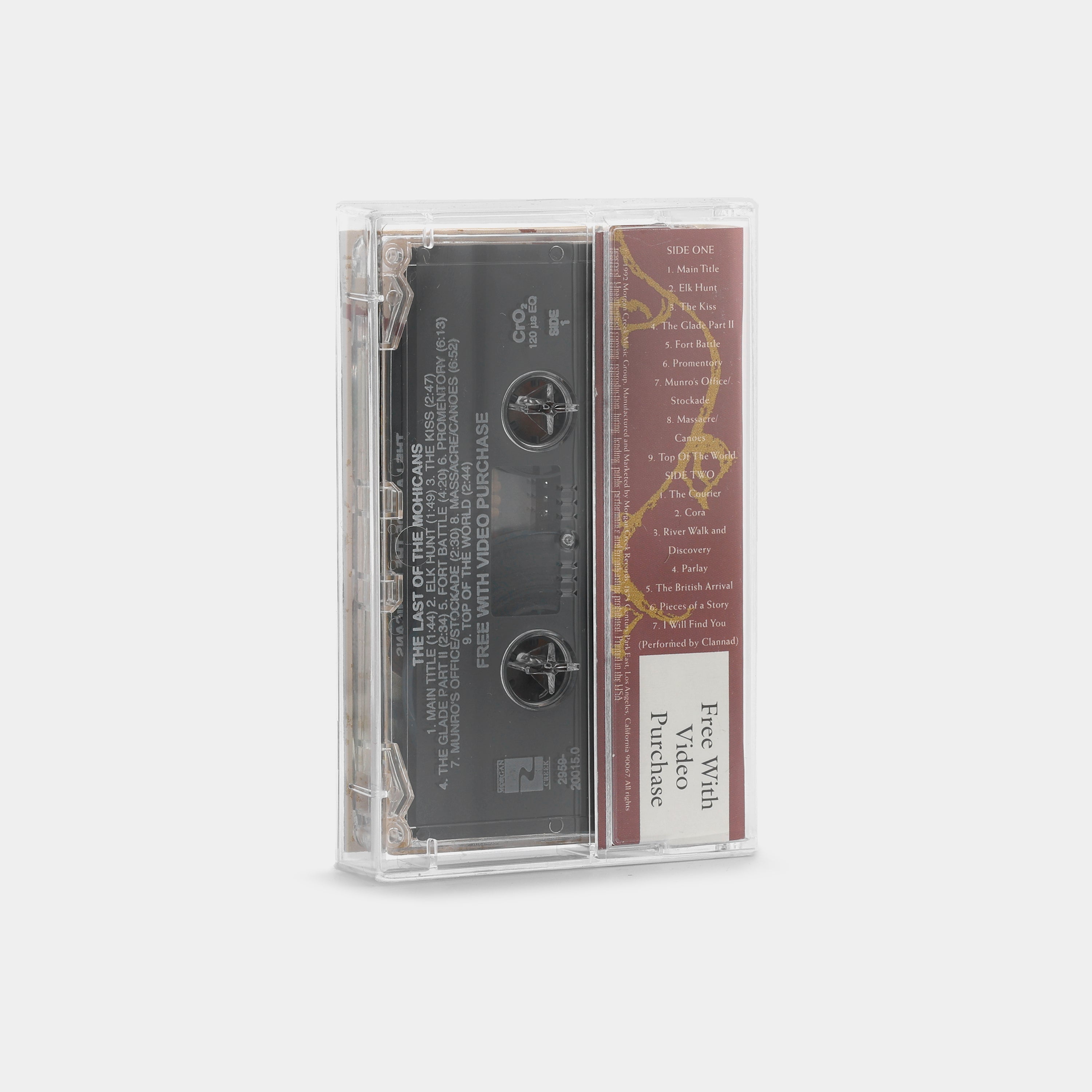 The Last of the Mohicans: Original Motion Picture Soundtrack Cassette Tape