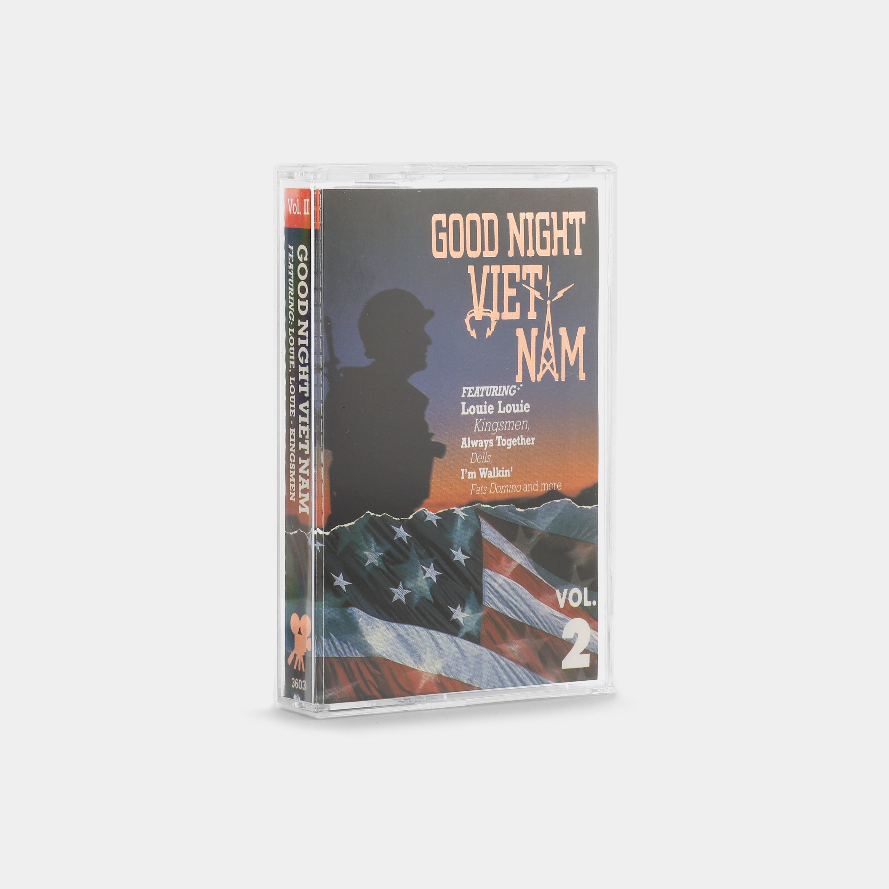Good Night Vietnam Vol. 2 (Featuring: Louie, Louie - Kingsmen) Cassette Tape