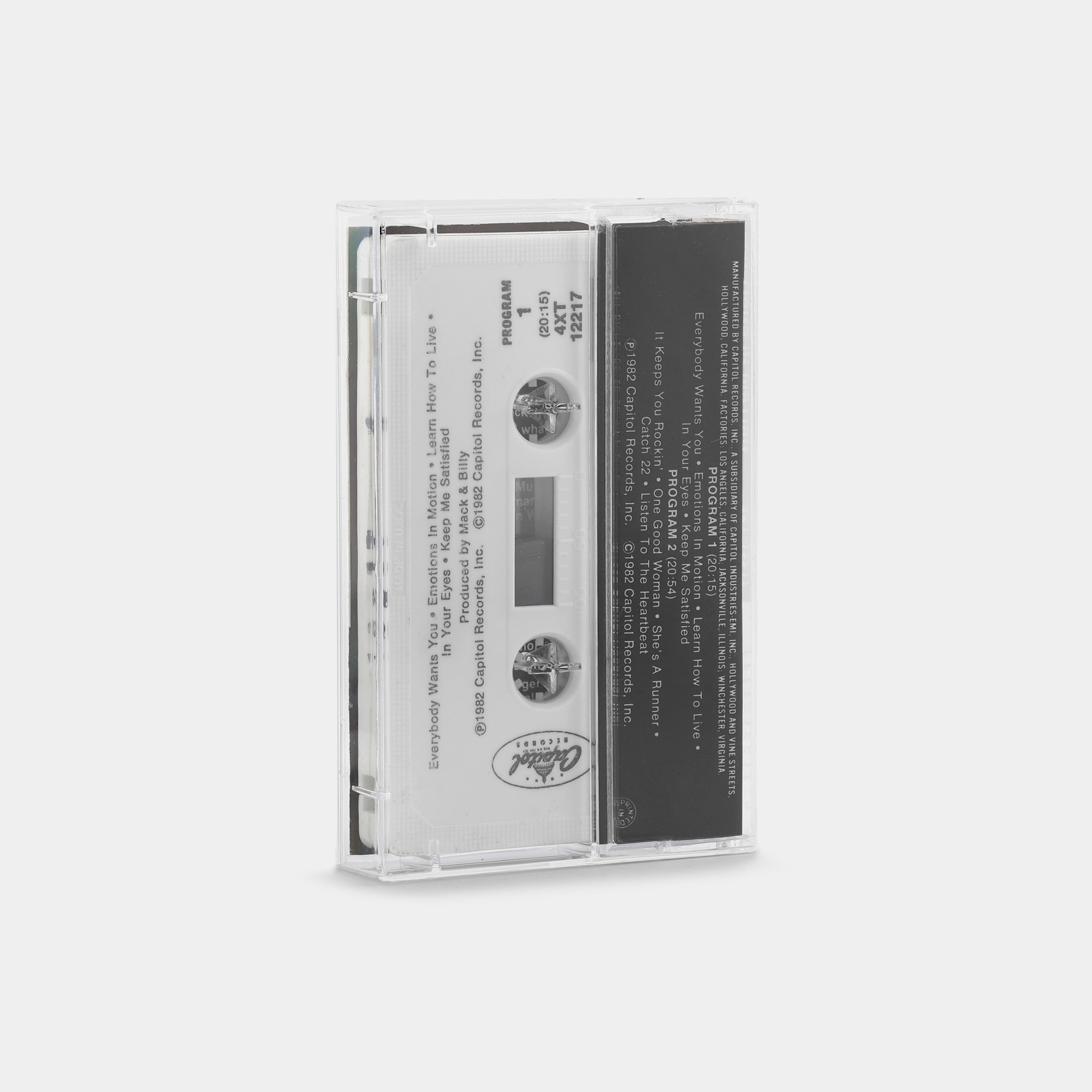 Billy Squier - Emotions in Motion Cassette Tape