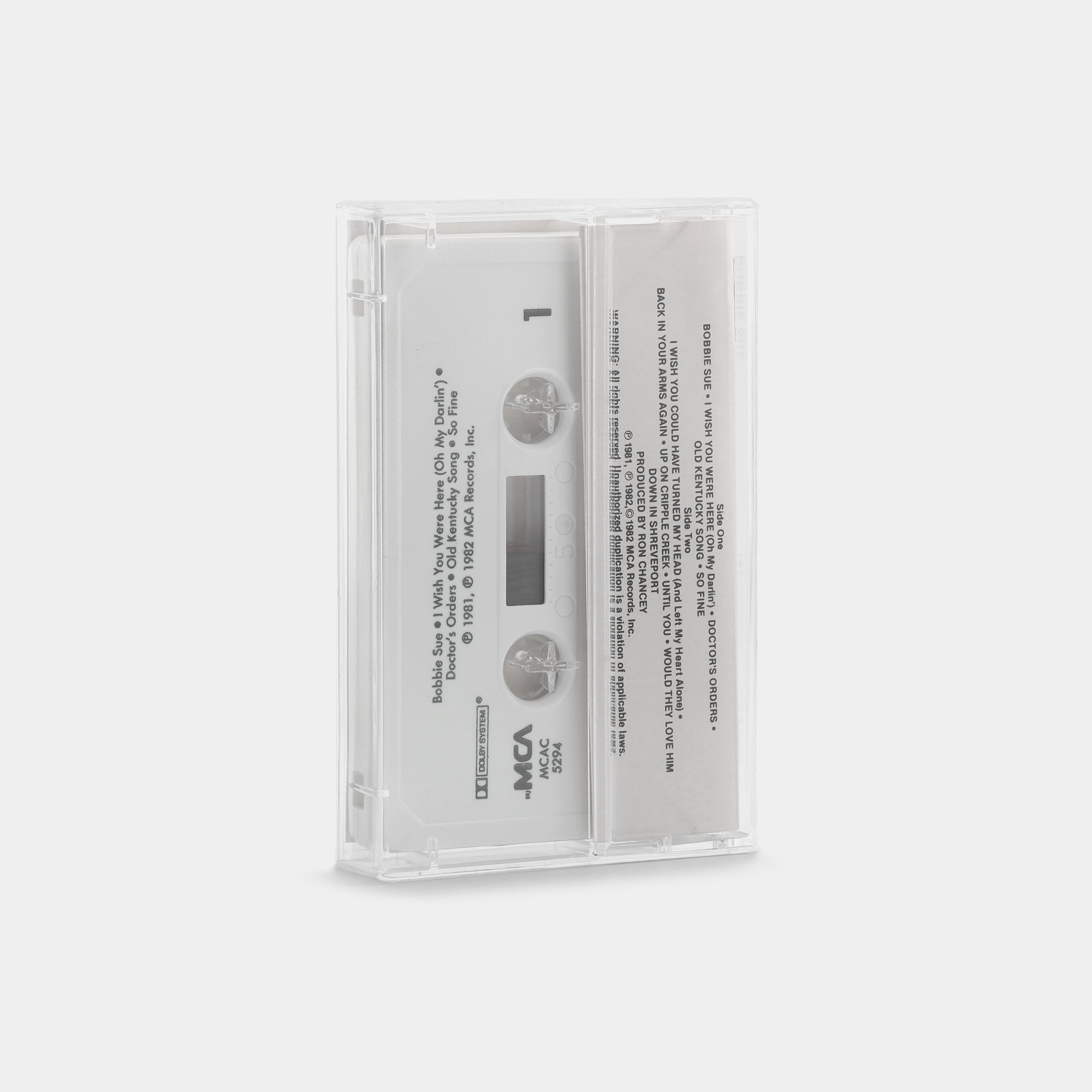 The Oak Ridge Boys - Bobbie Sue Cassette Tape