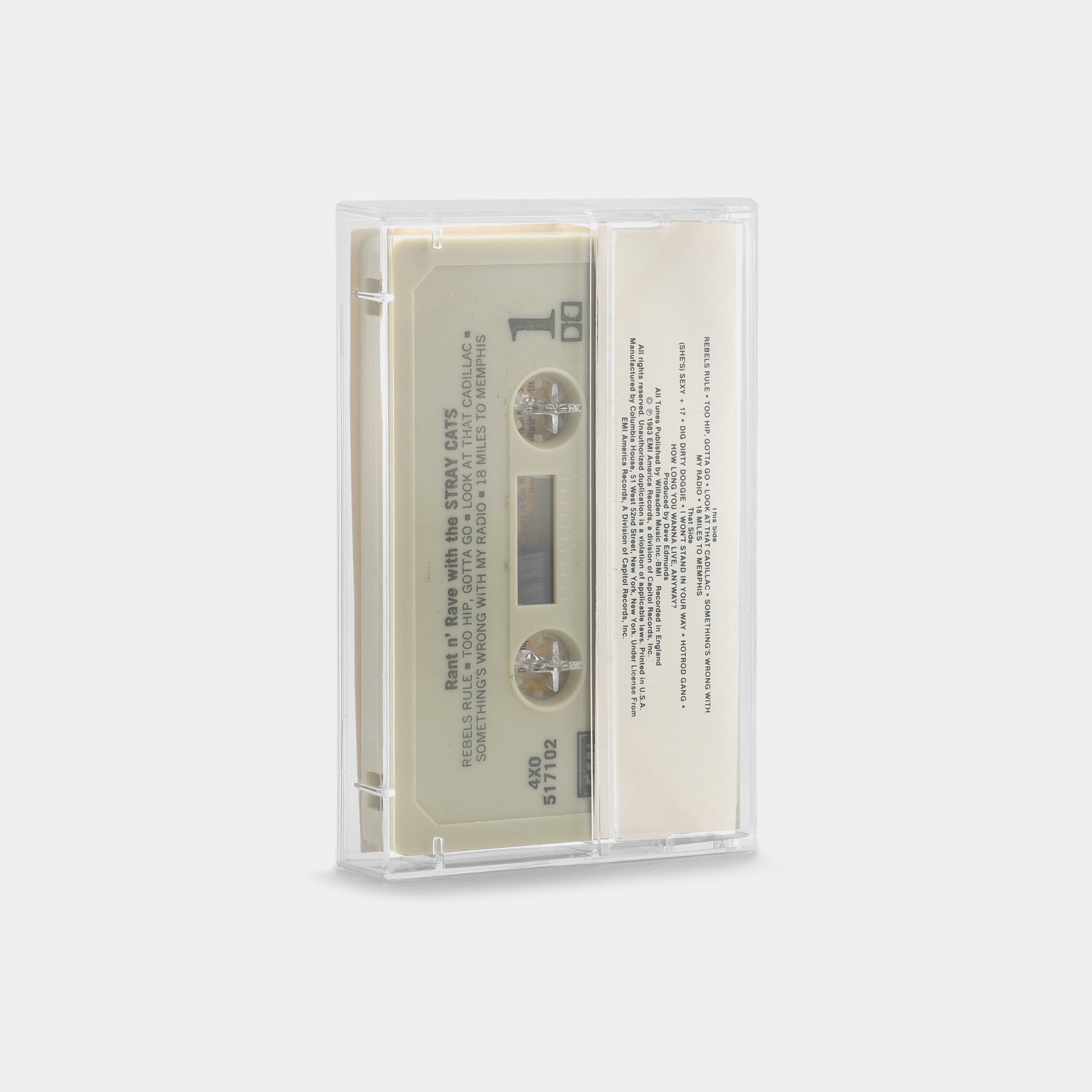 Stray Cats - Rant N' Rave with the Stray Cats Cassette Tape