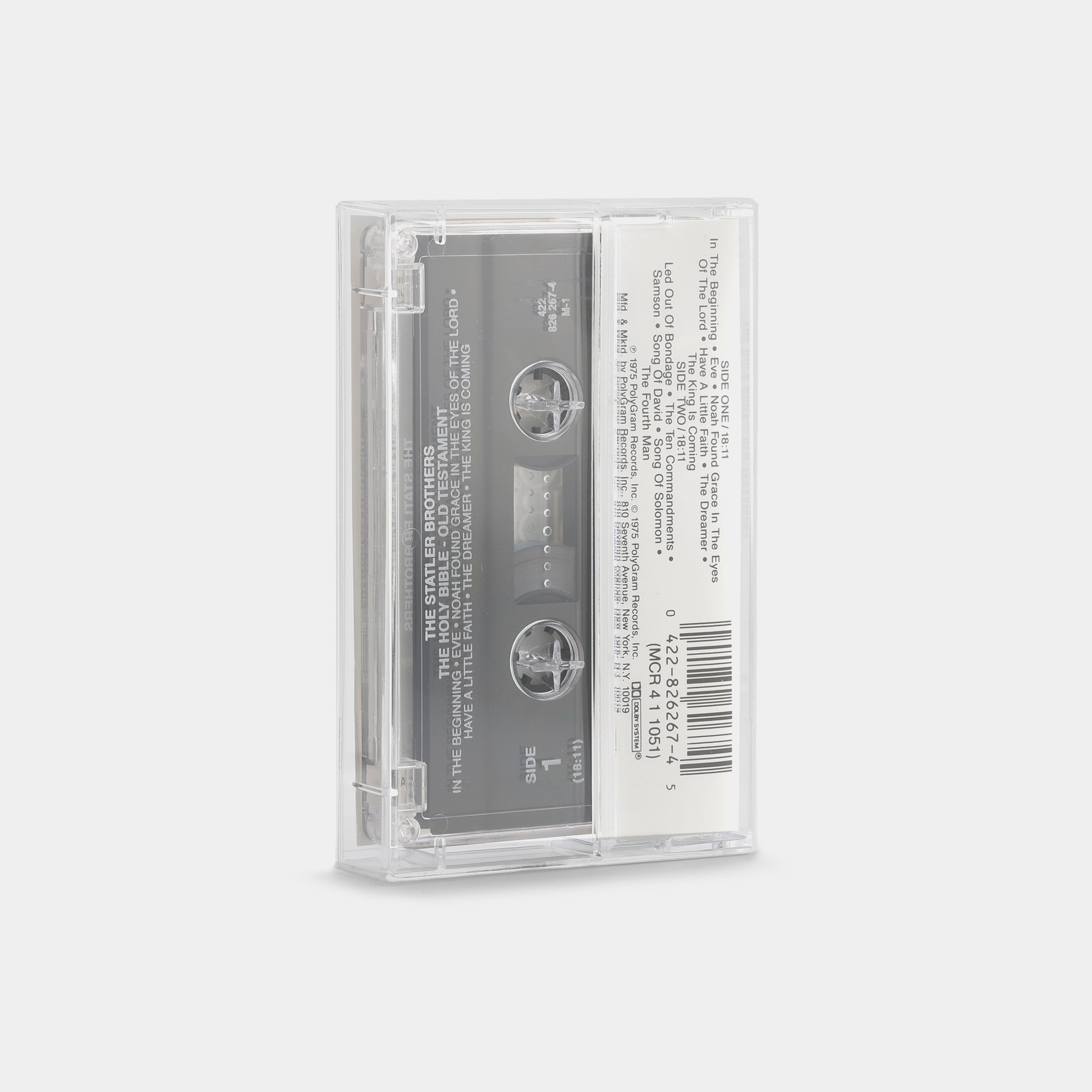 The Statler Brothers - Holy Bible: Old Testament (Placed By The Statler Bros.) Cassette Tape