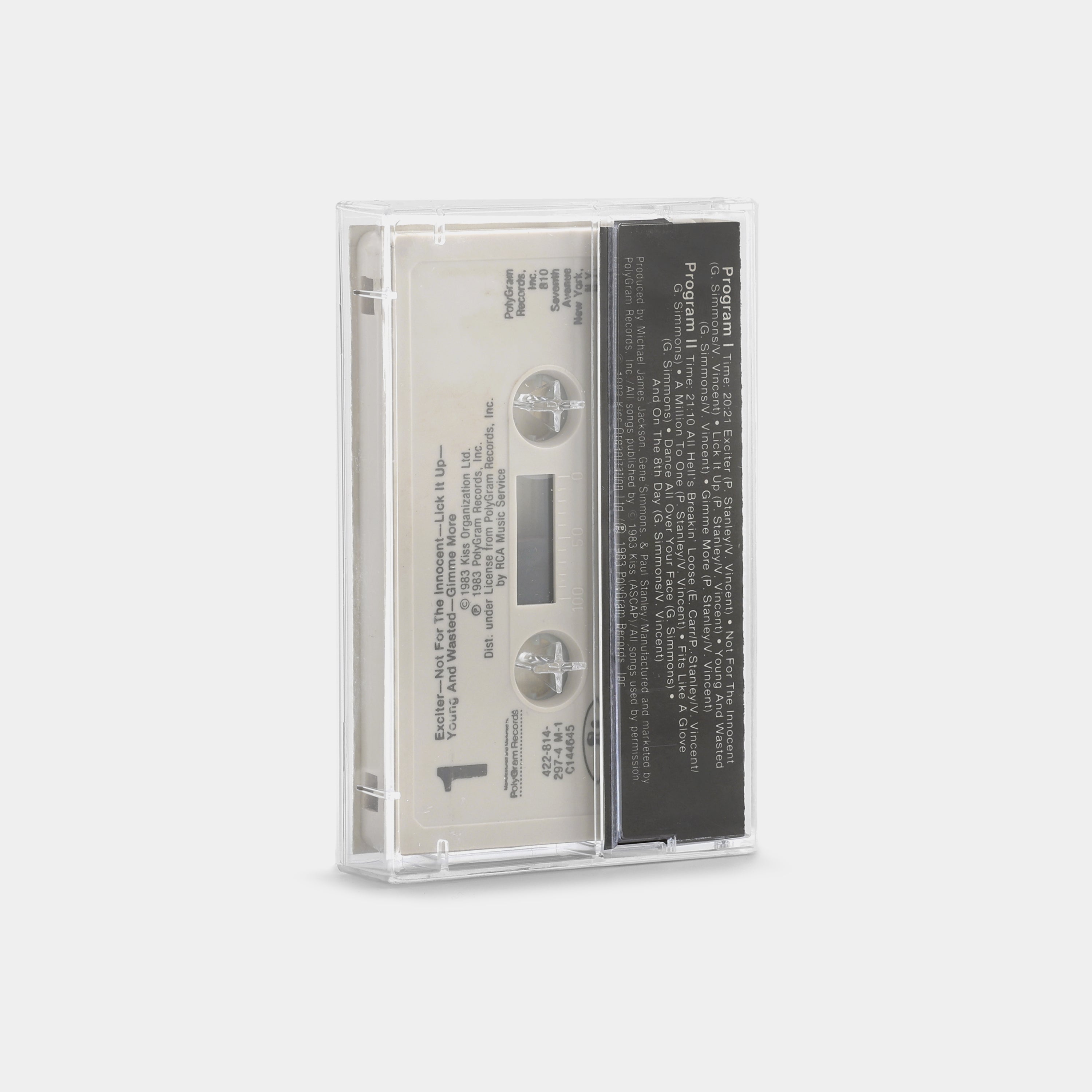 KISS - Lick It Up Cassette Tape