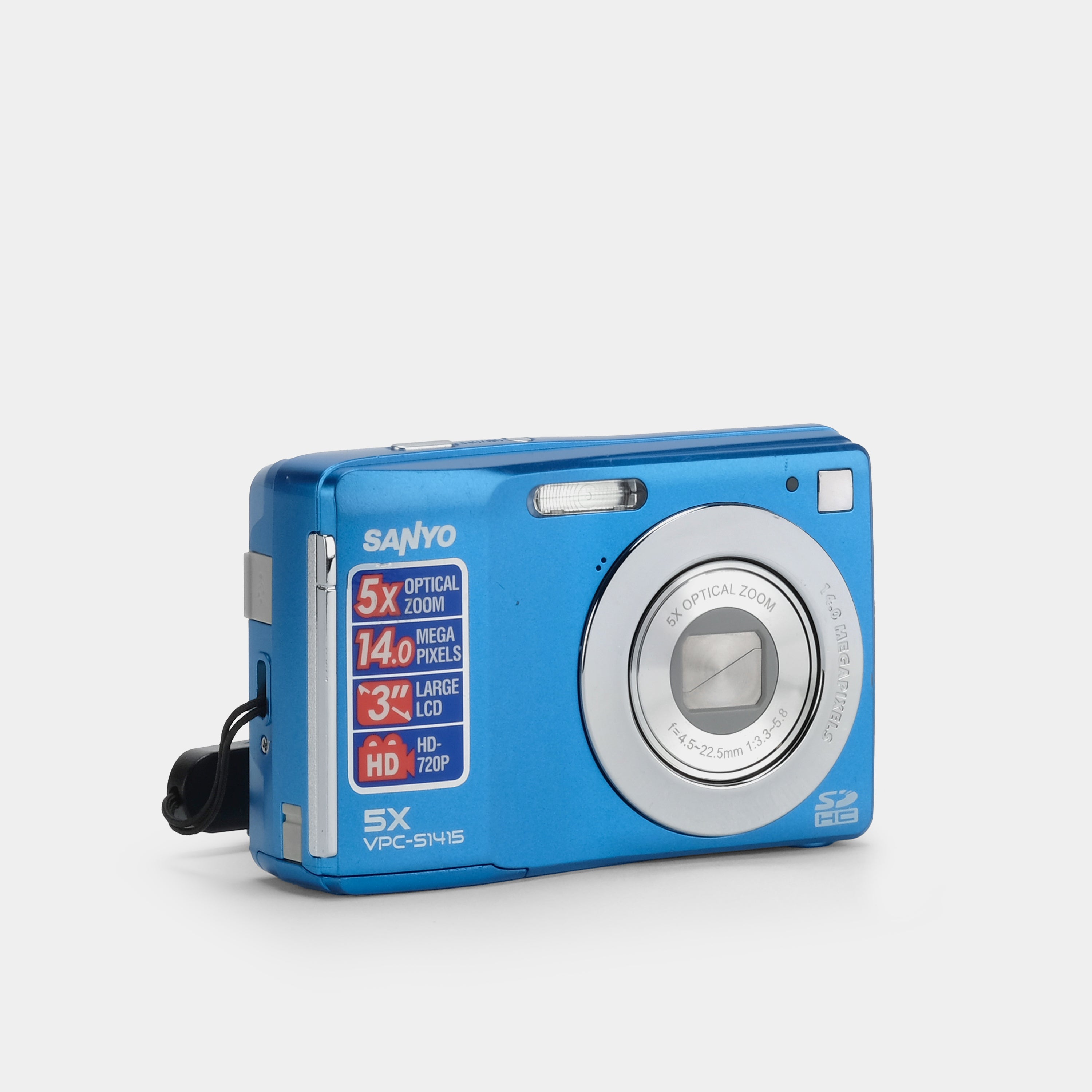 Sanyo VPC-S1415 Blue Digital Point and Shoot Camera