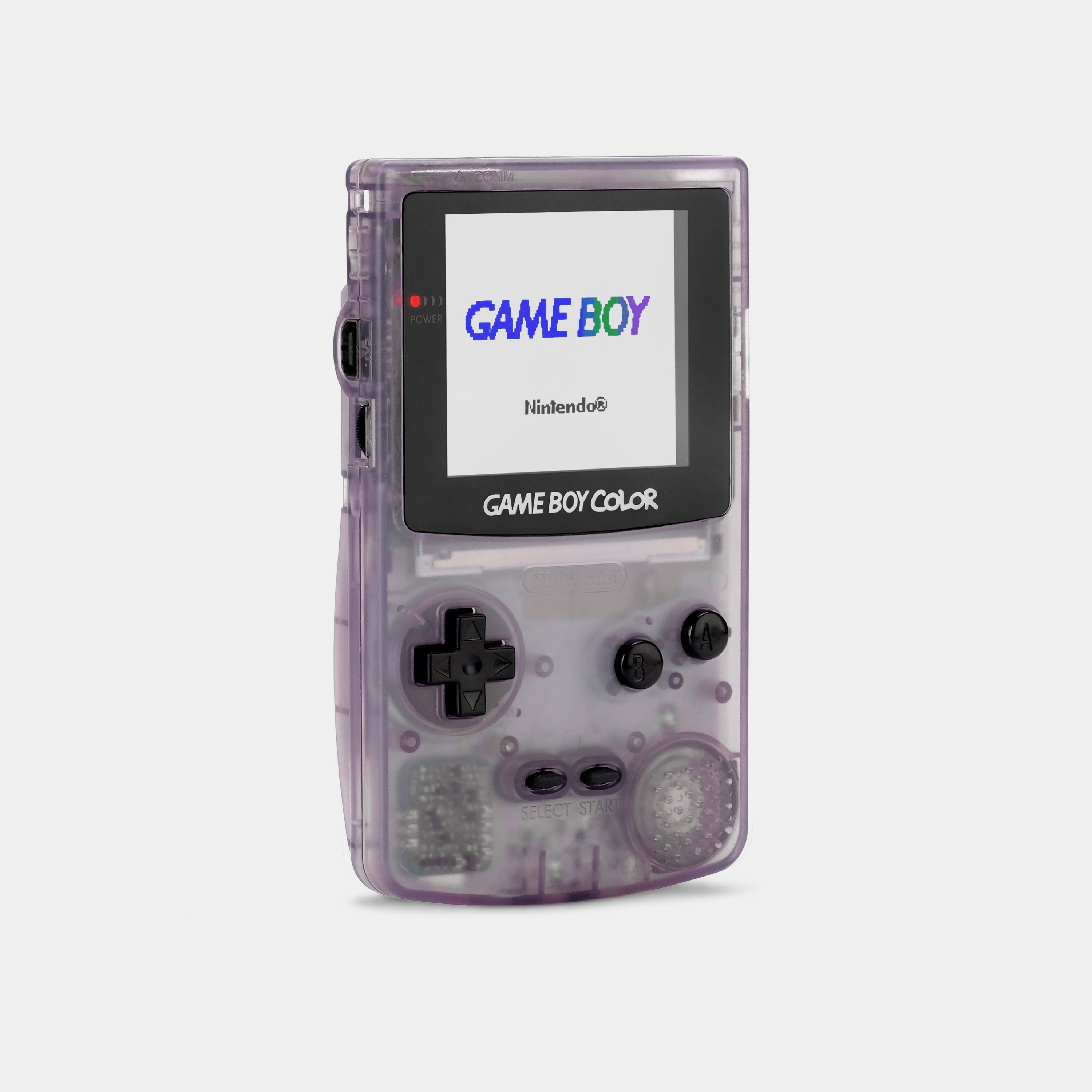 Nintendo Game Boy Color Atomic Purple Game Console With Backlit Screen