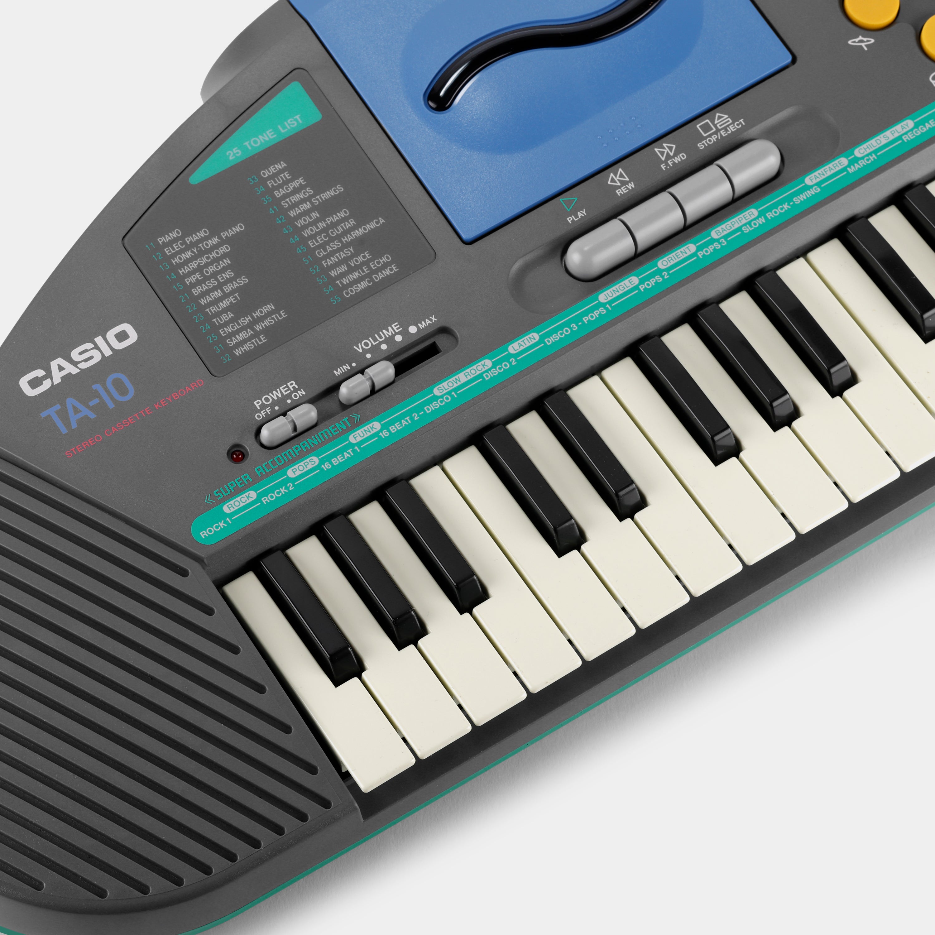 Casio TA-10 Stereo Cassette Synthesizer Keyboard