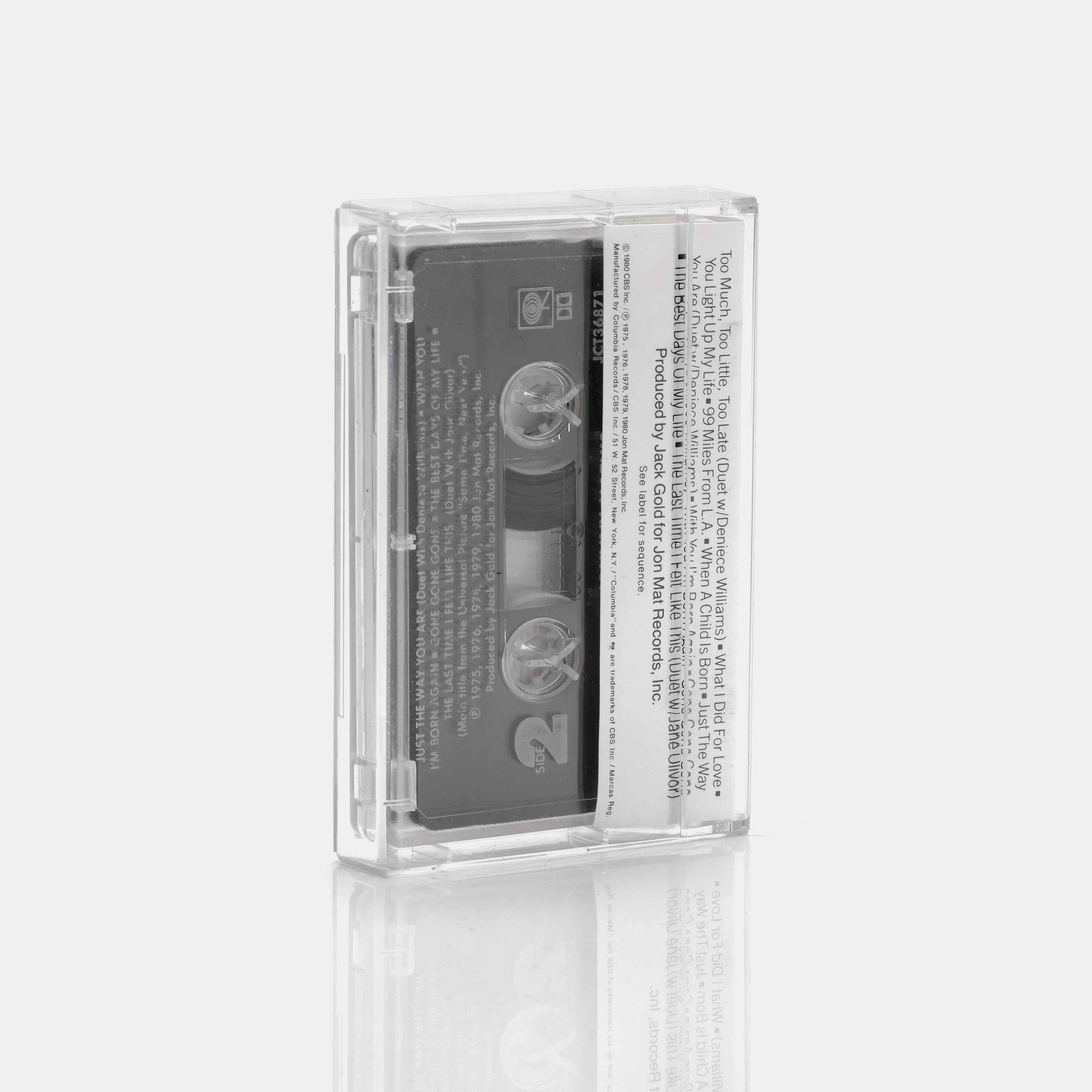 Johnny Mathis - The Best Of Johnny Mathis 1975-1980 Cassette Tape