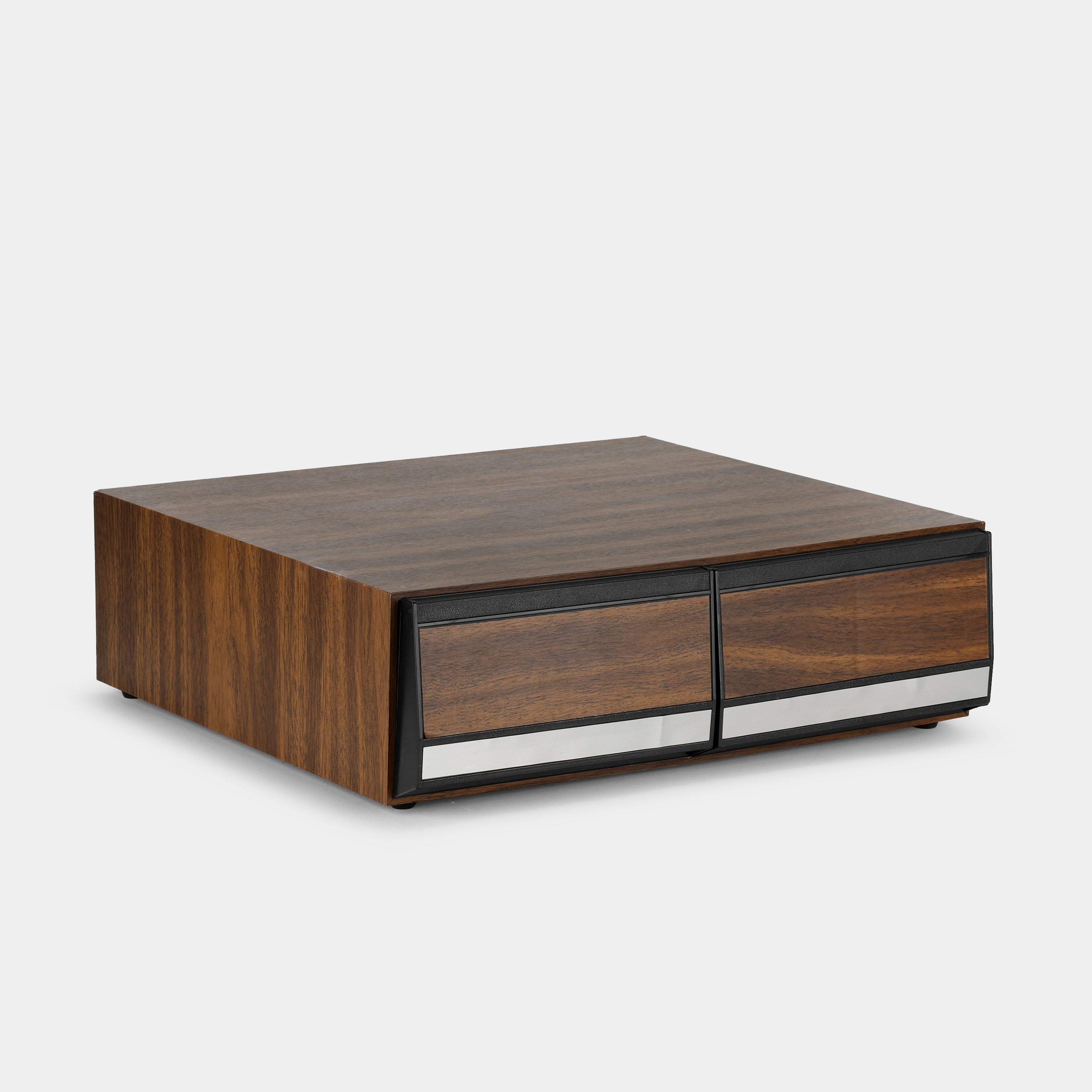 Wood Veneer VHS Tape Storage Drawers