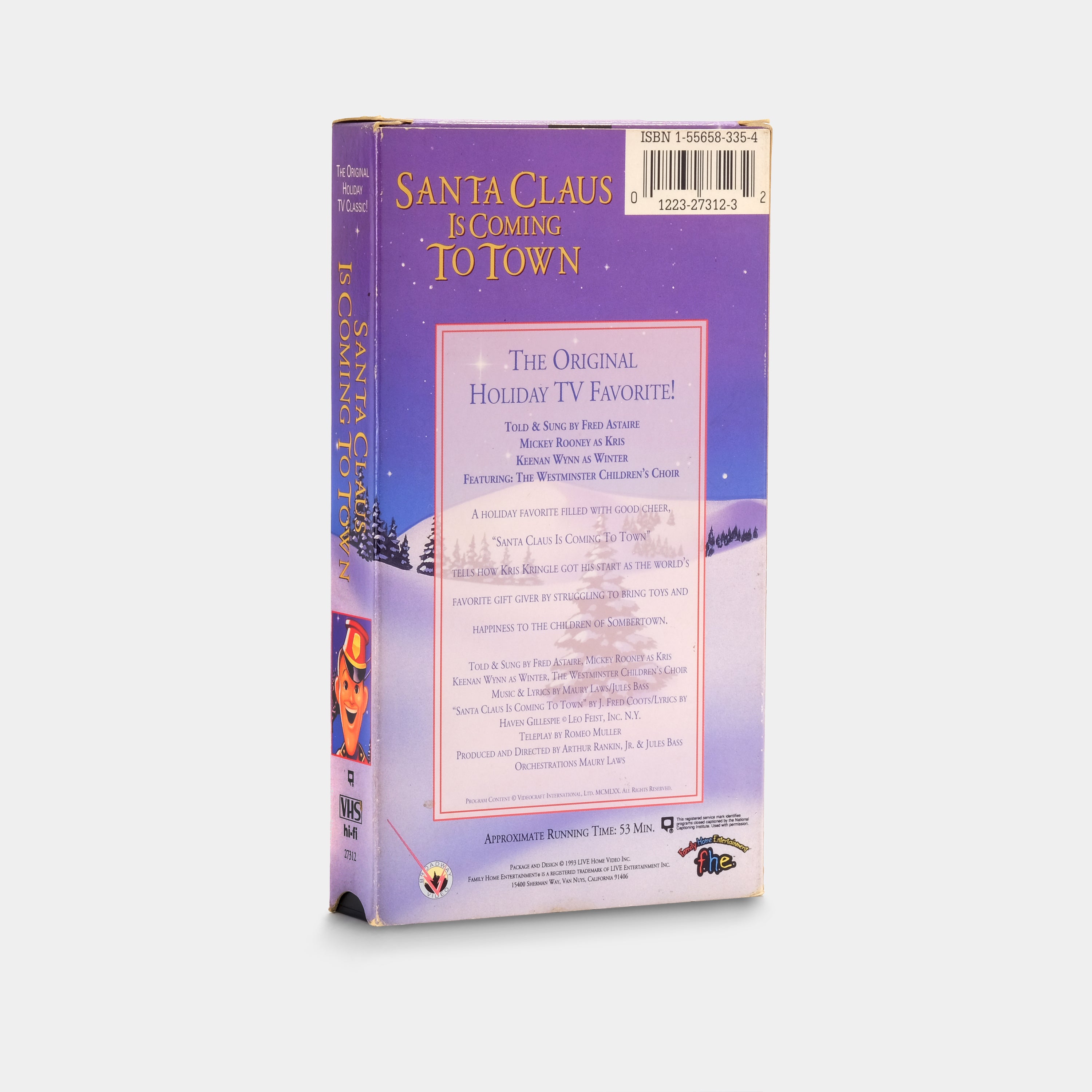 Santa Claus Is Coming To Town VHS Tape