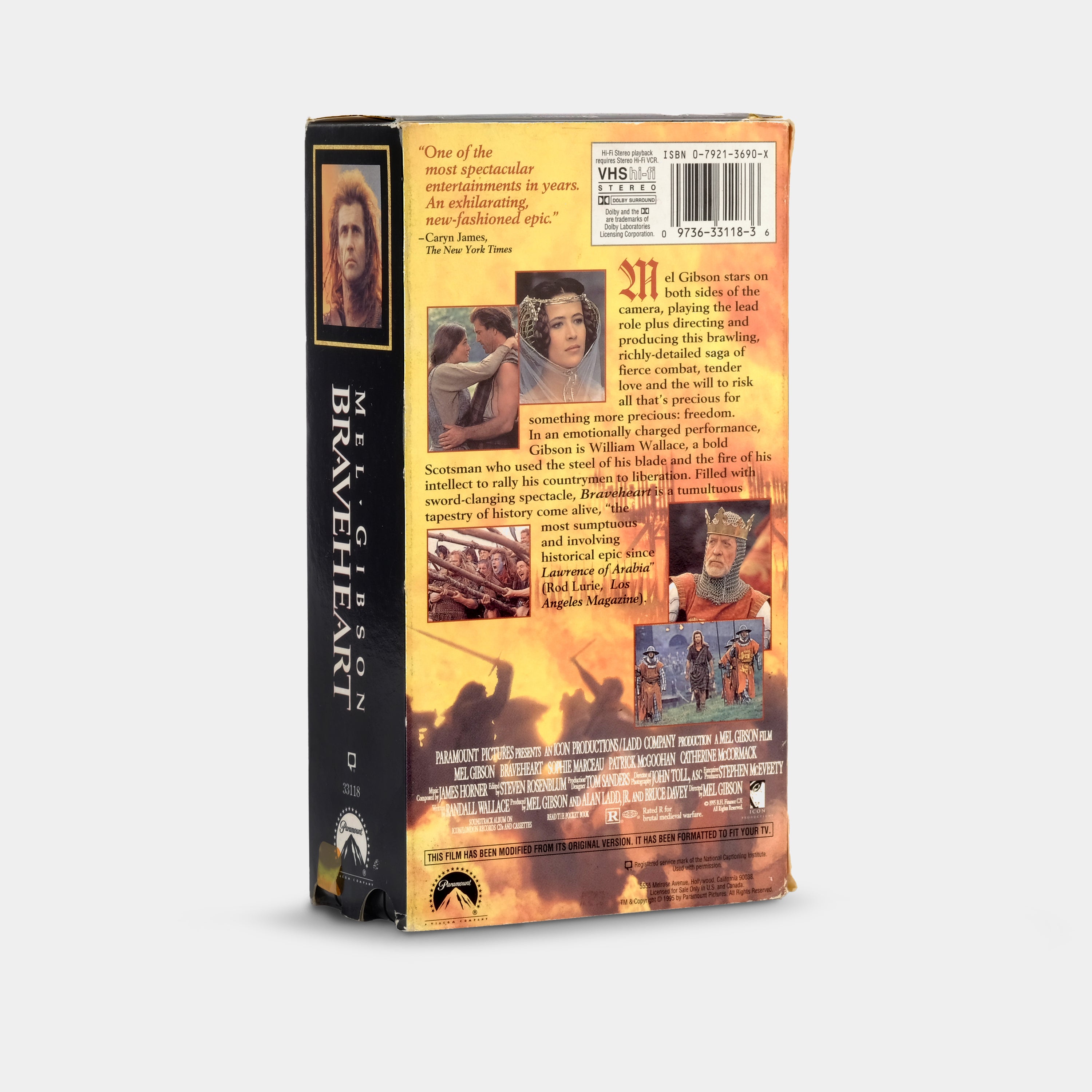 Braveheart VHS Tape