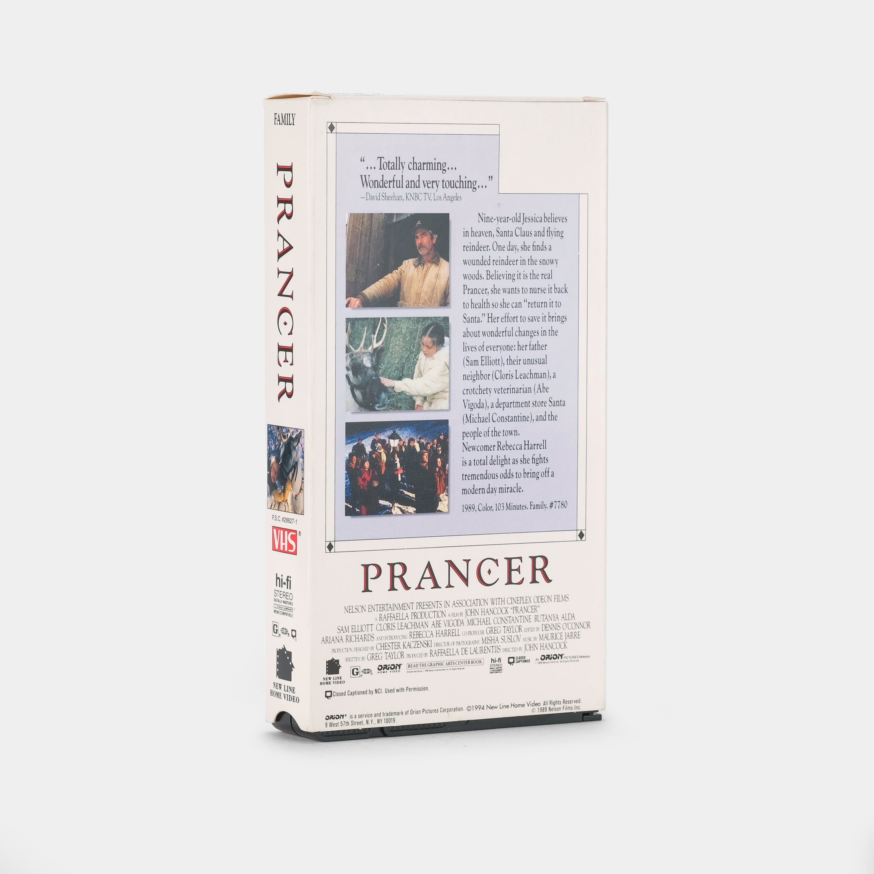 Prancer VHS Tape