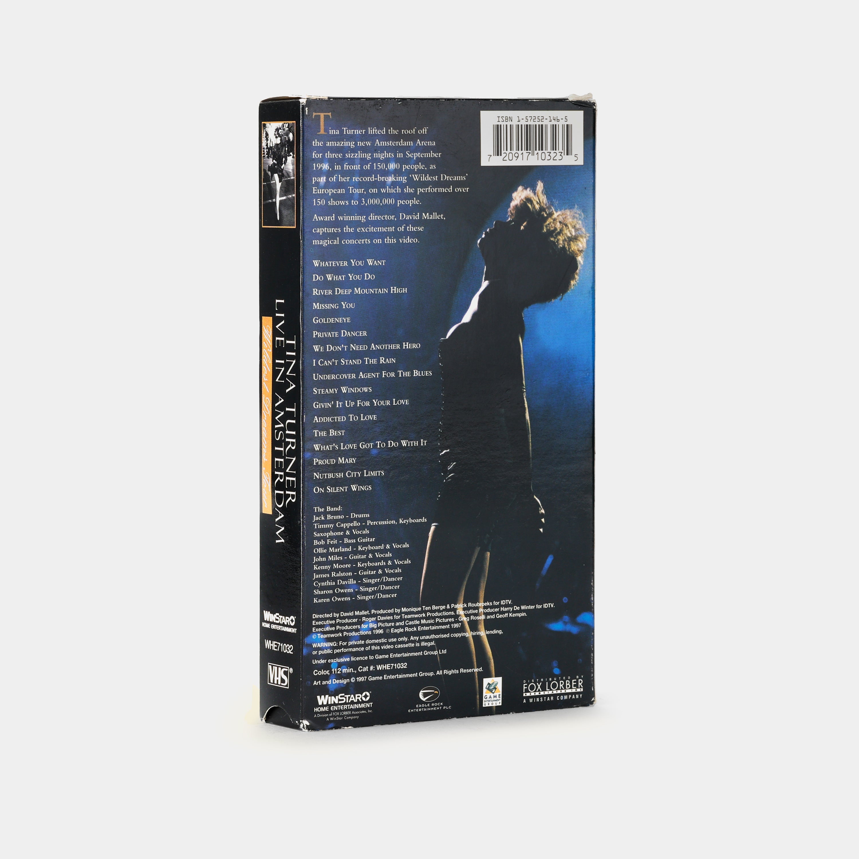 Tina Turner: Live In Amsterdam VHS Tape