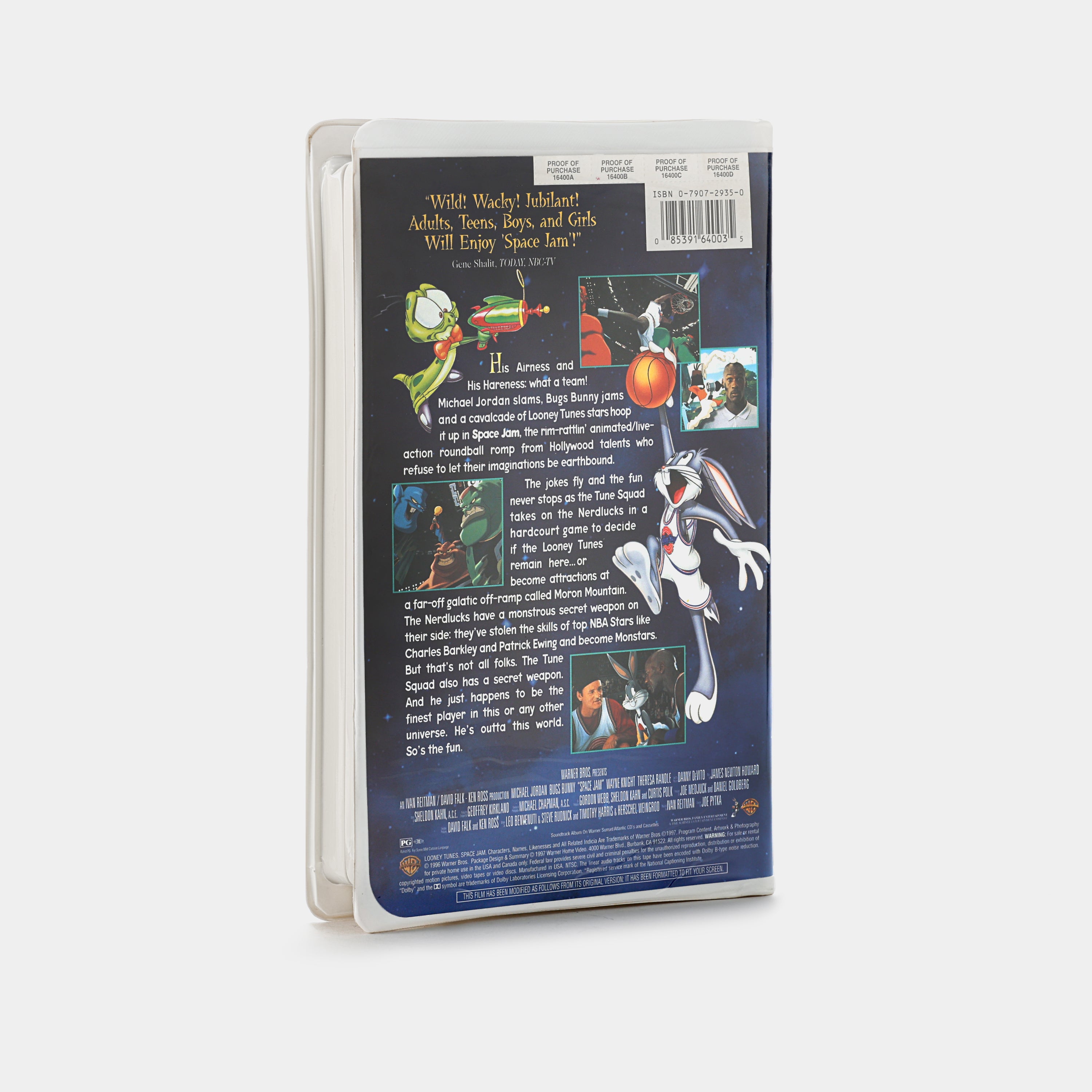 Space Jam VHS Tape