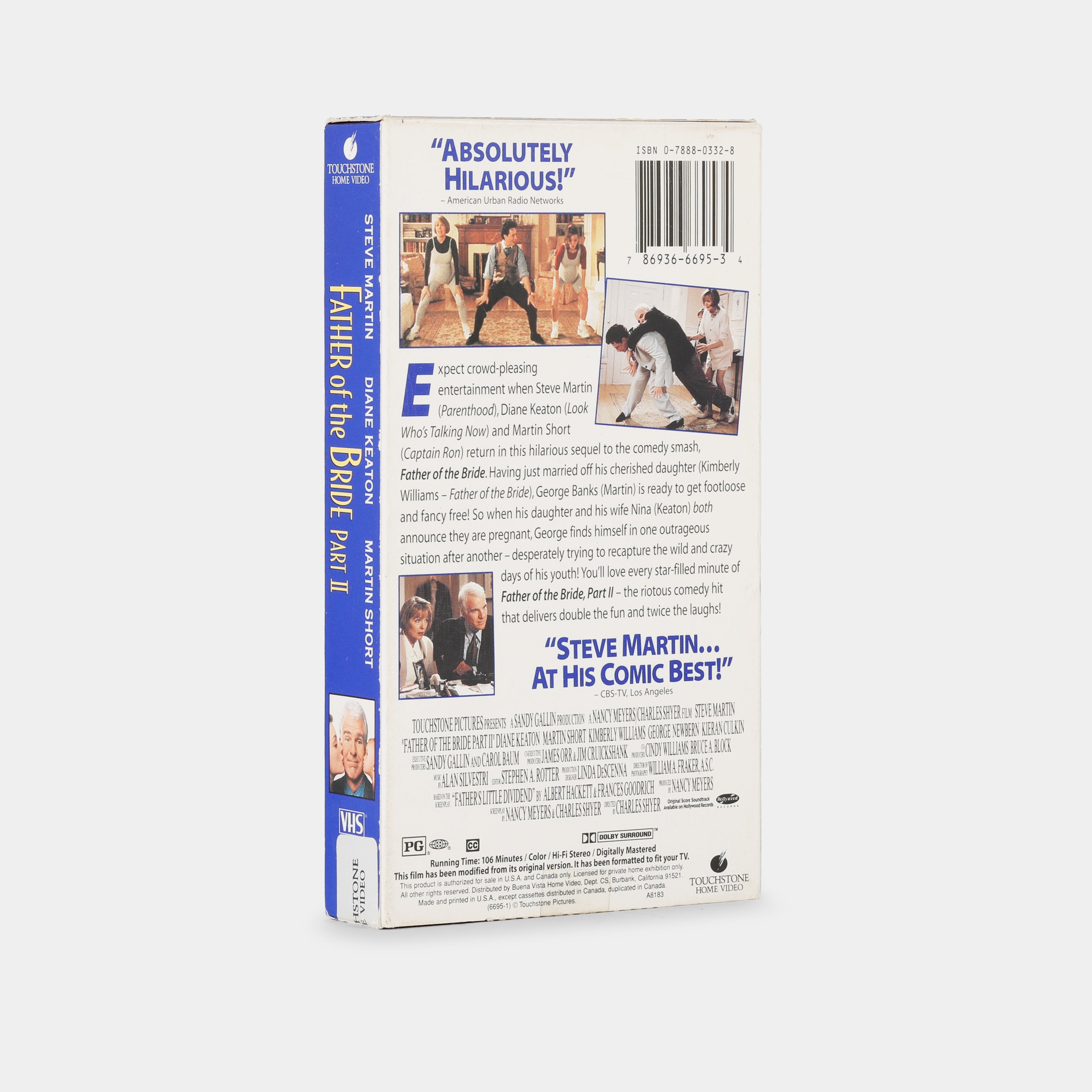 Father of the Bride Part II VHS Tape