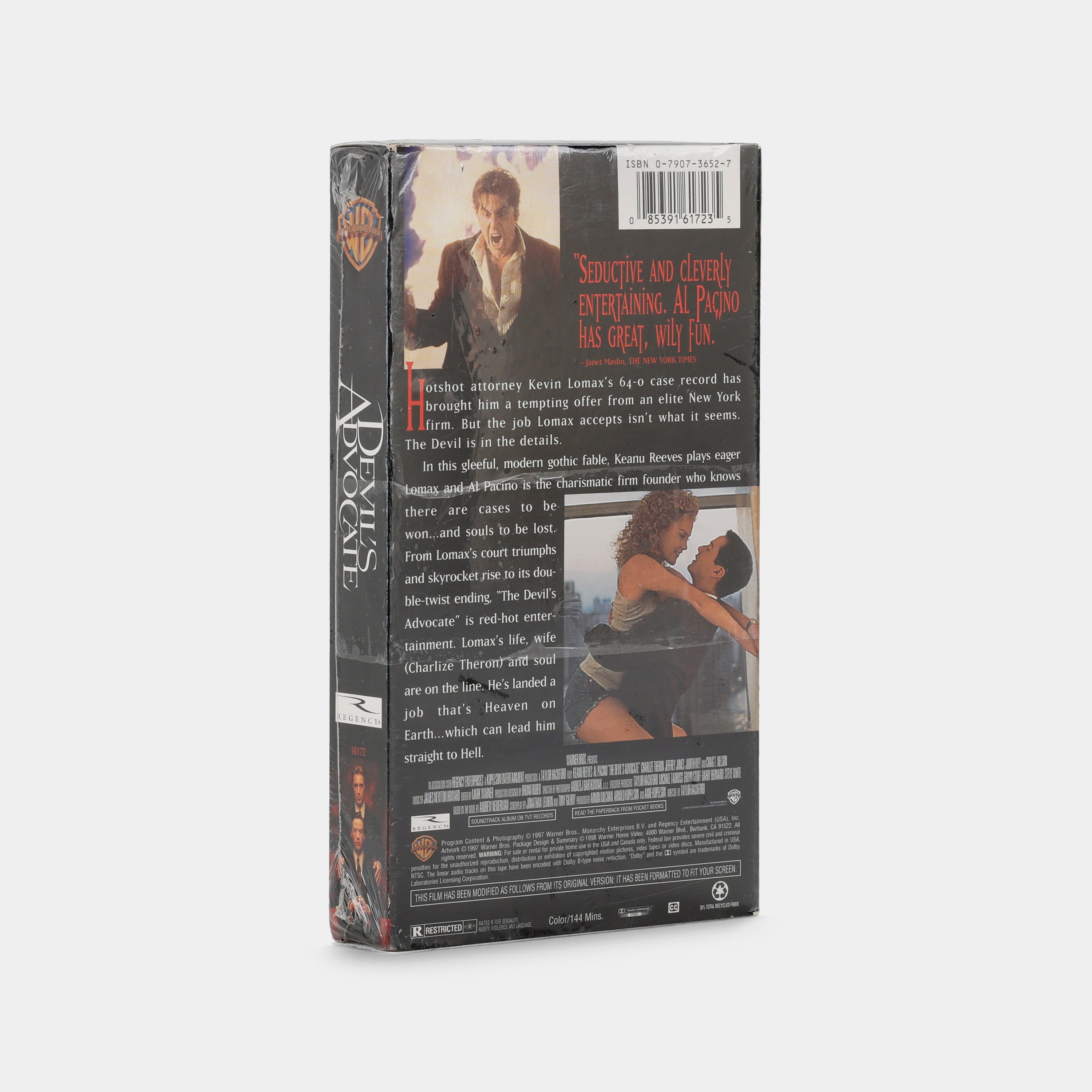 The Devil's Advocate (Sealed) VHS Tape