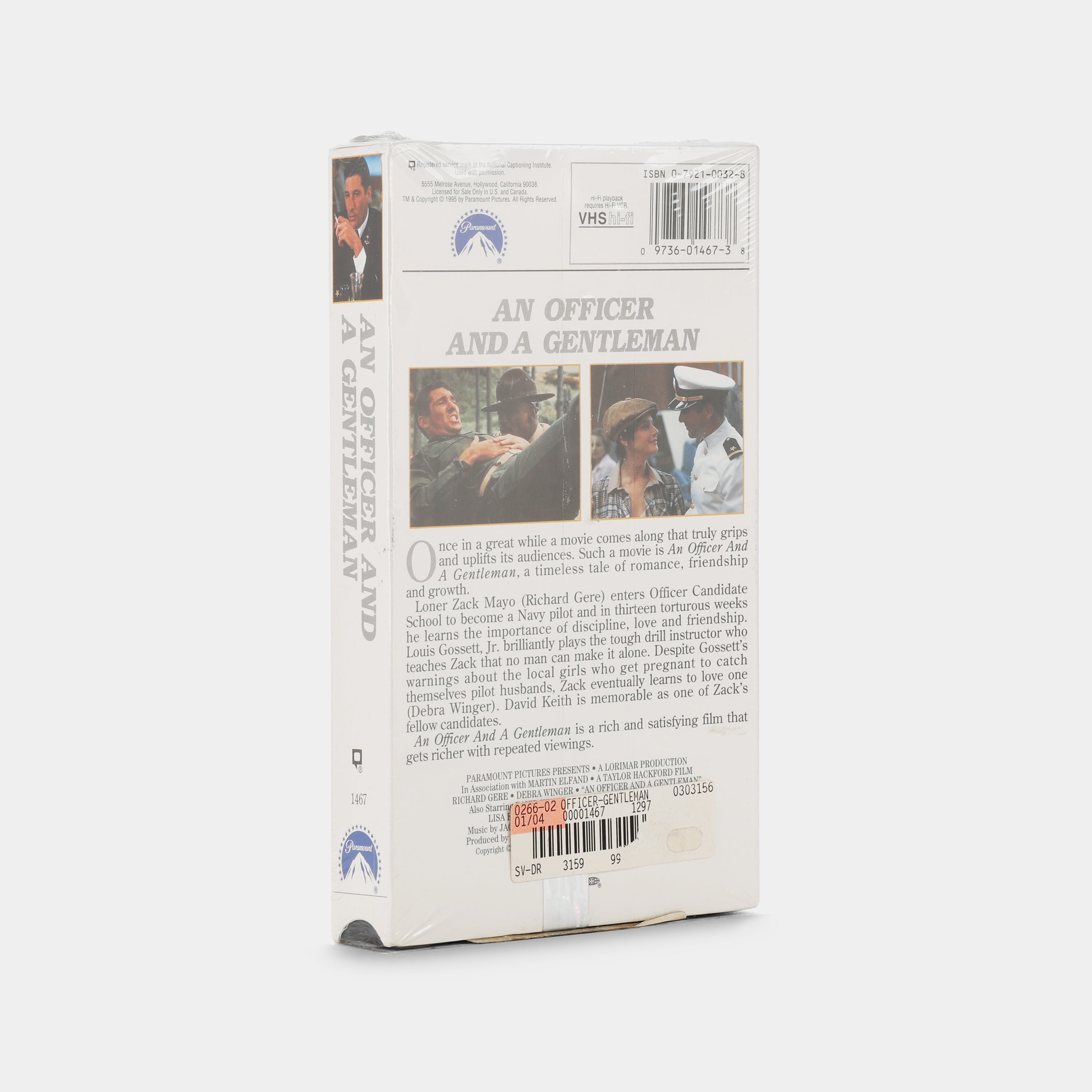An Officer and a Gentleman (Sealed) VHS Tape