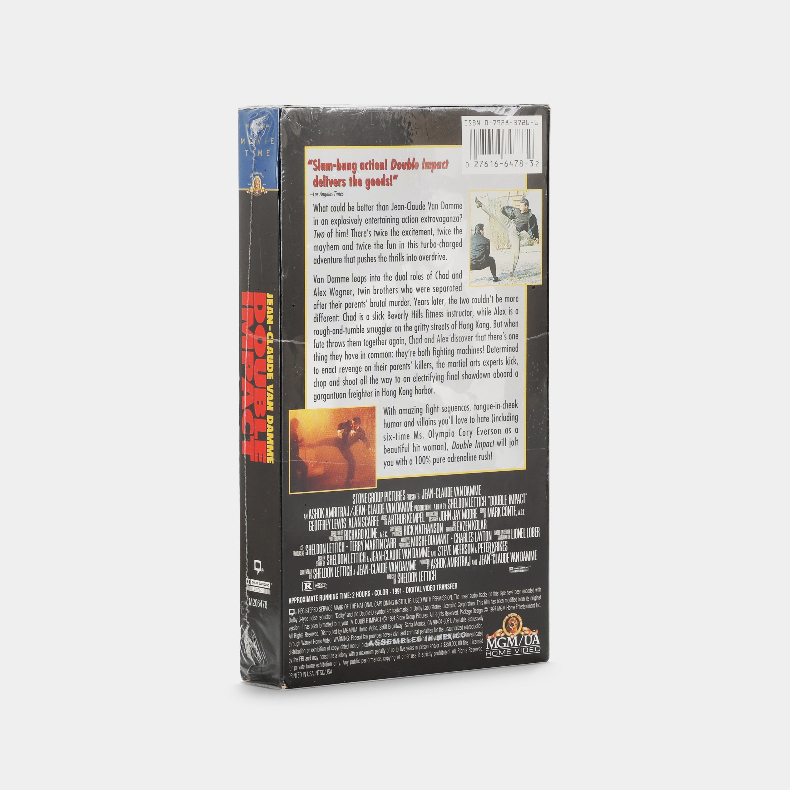 Double Impact (Sealed) VHS Tape