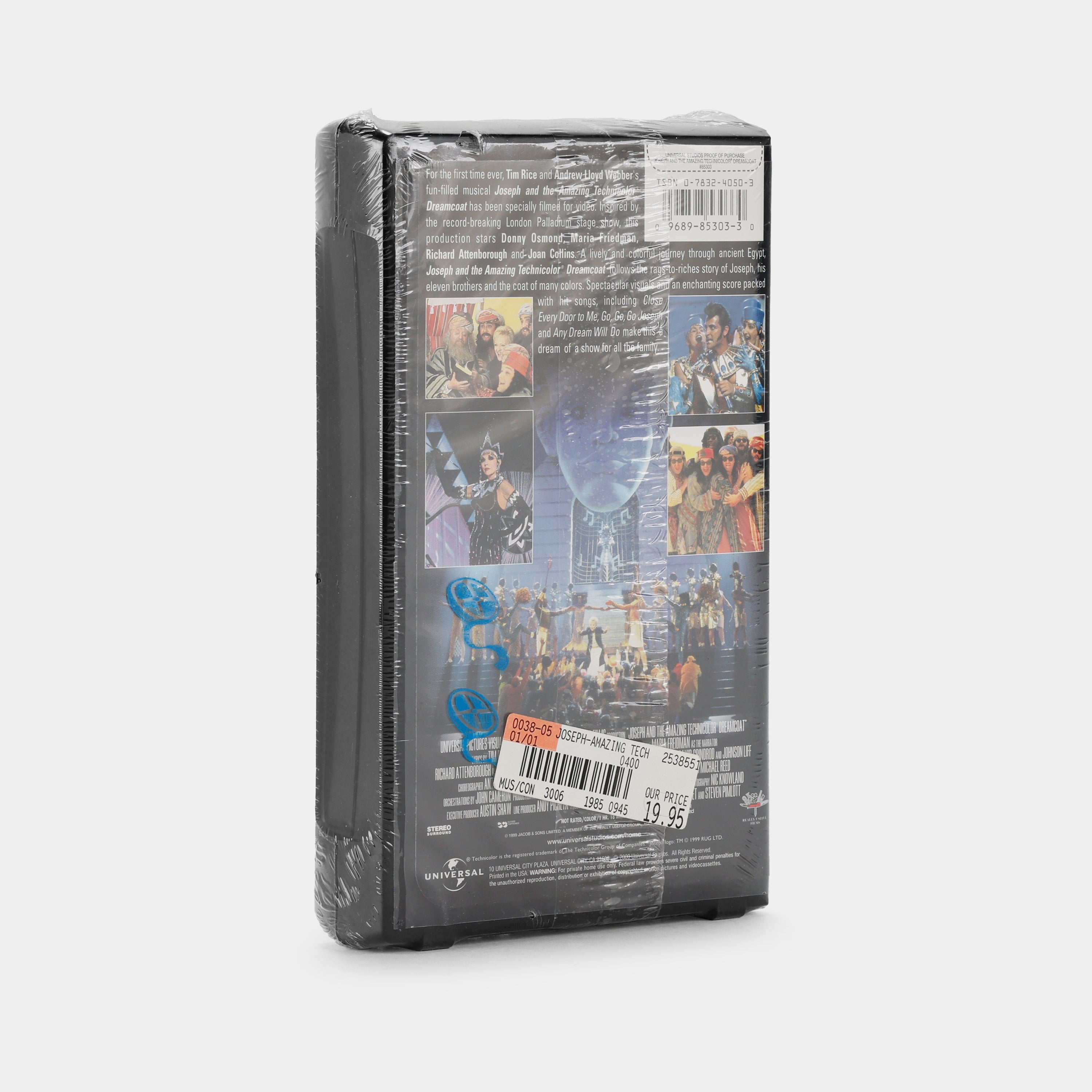 Joseph and the Amazing Technicolor Dreamcoat (Sealed) VHS Tape