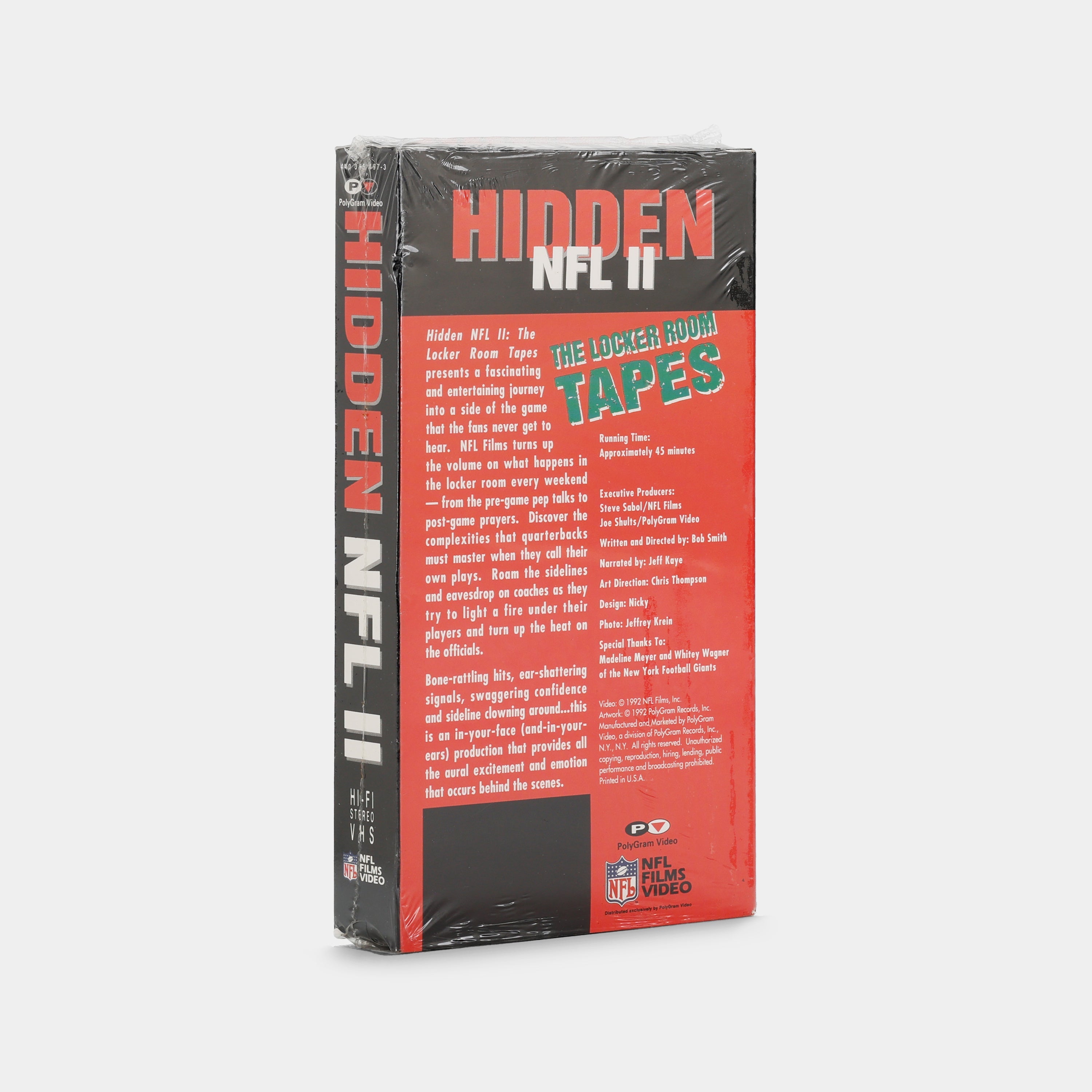 Hidden NFL II - The Locker Room Tapes (Sealed) VHS Tape