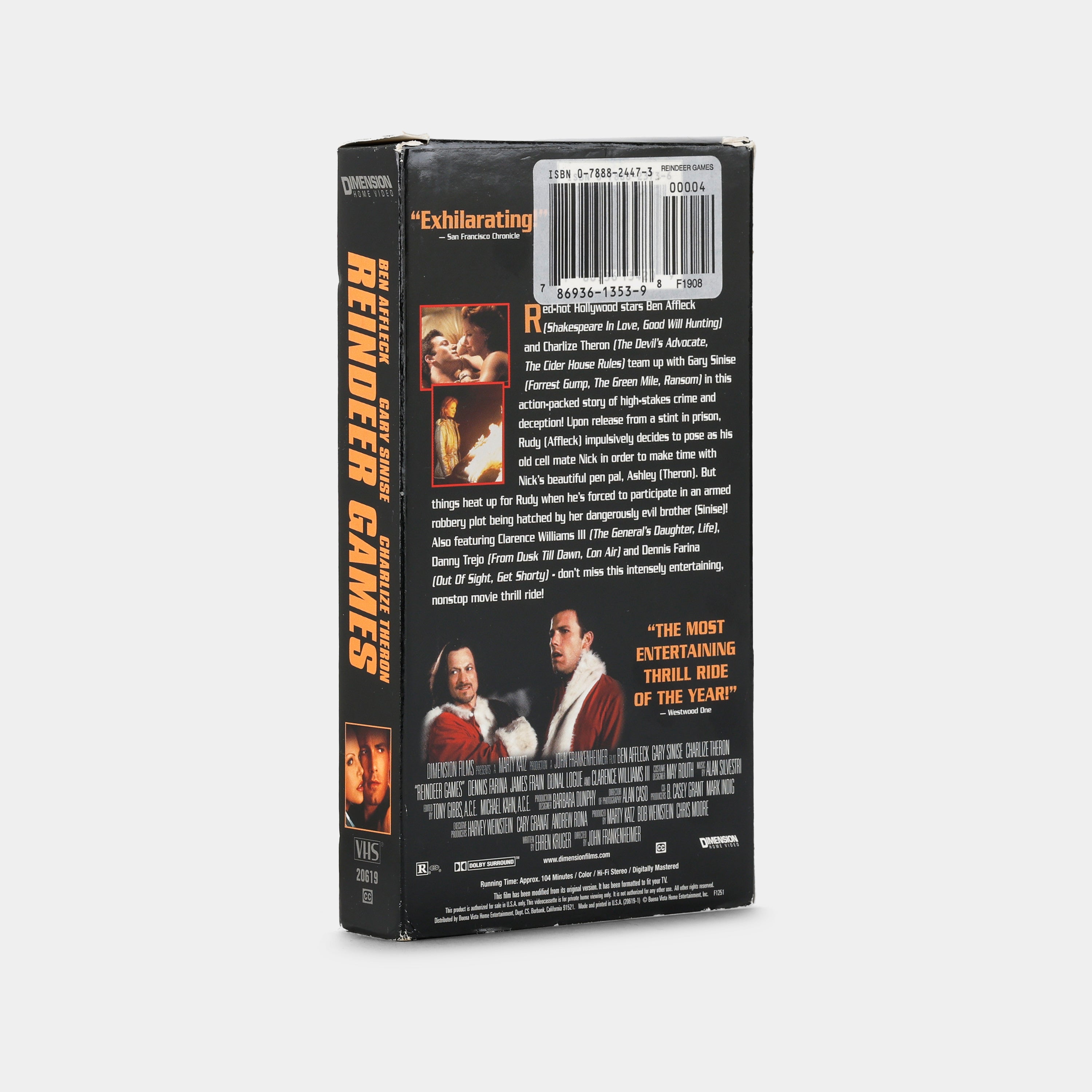Reindeer Games VHS Tape
