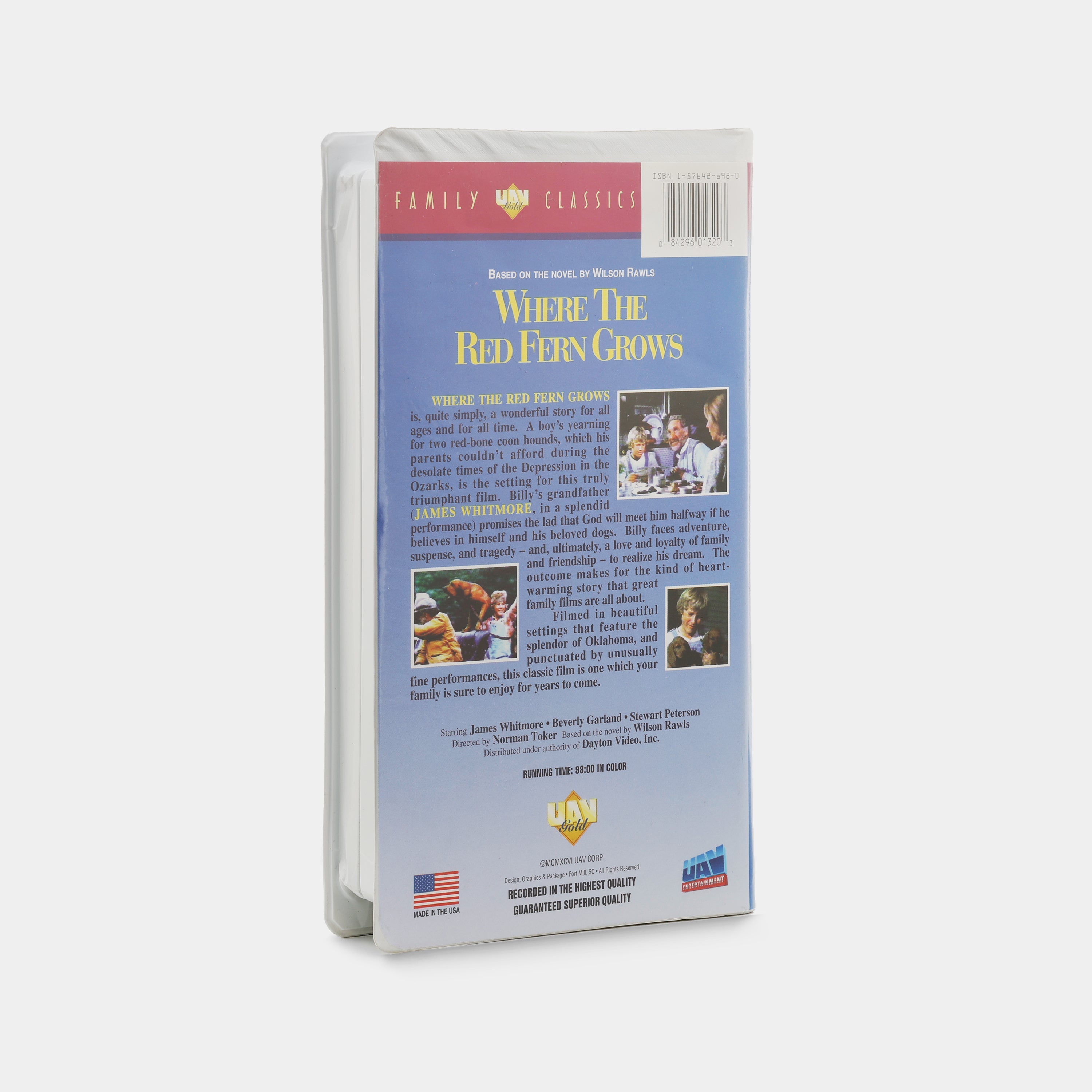 Where the Red Fern Grows VHS Tape