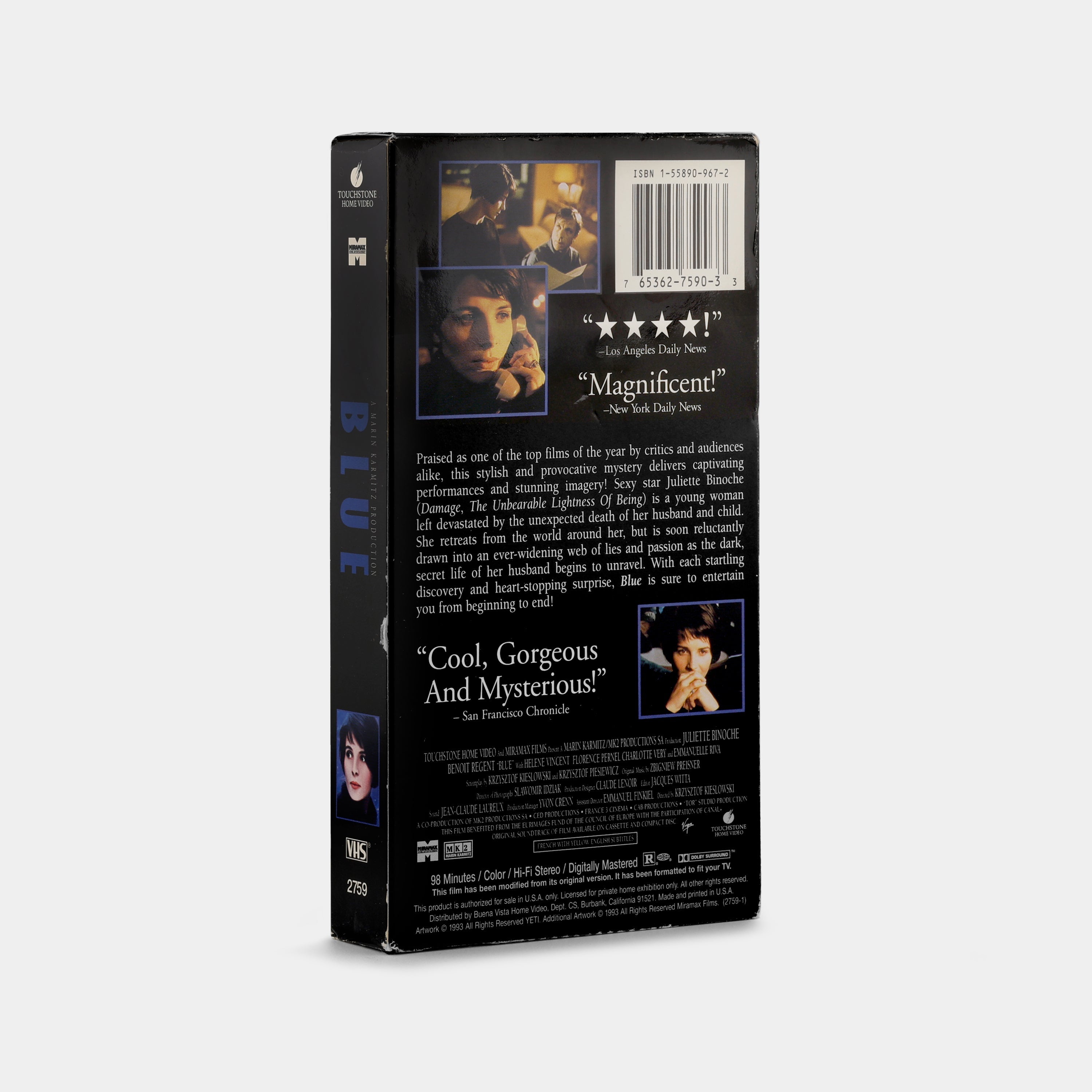 Three Colors: Blue VHS Tape