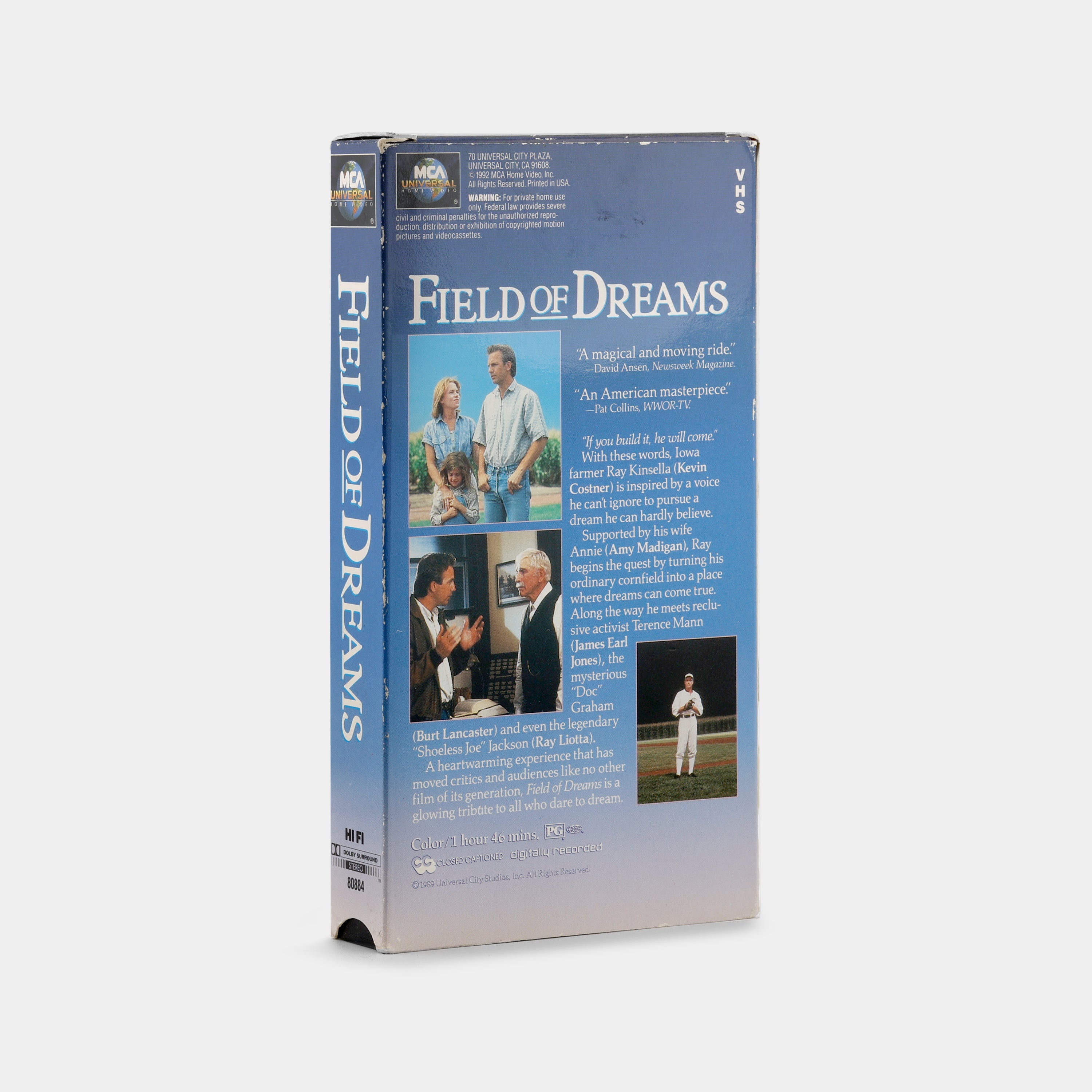 Field of Dreams VHS Tape