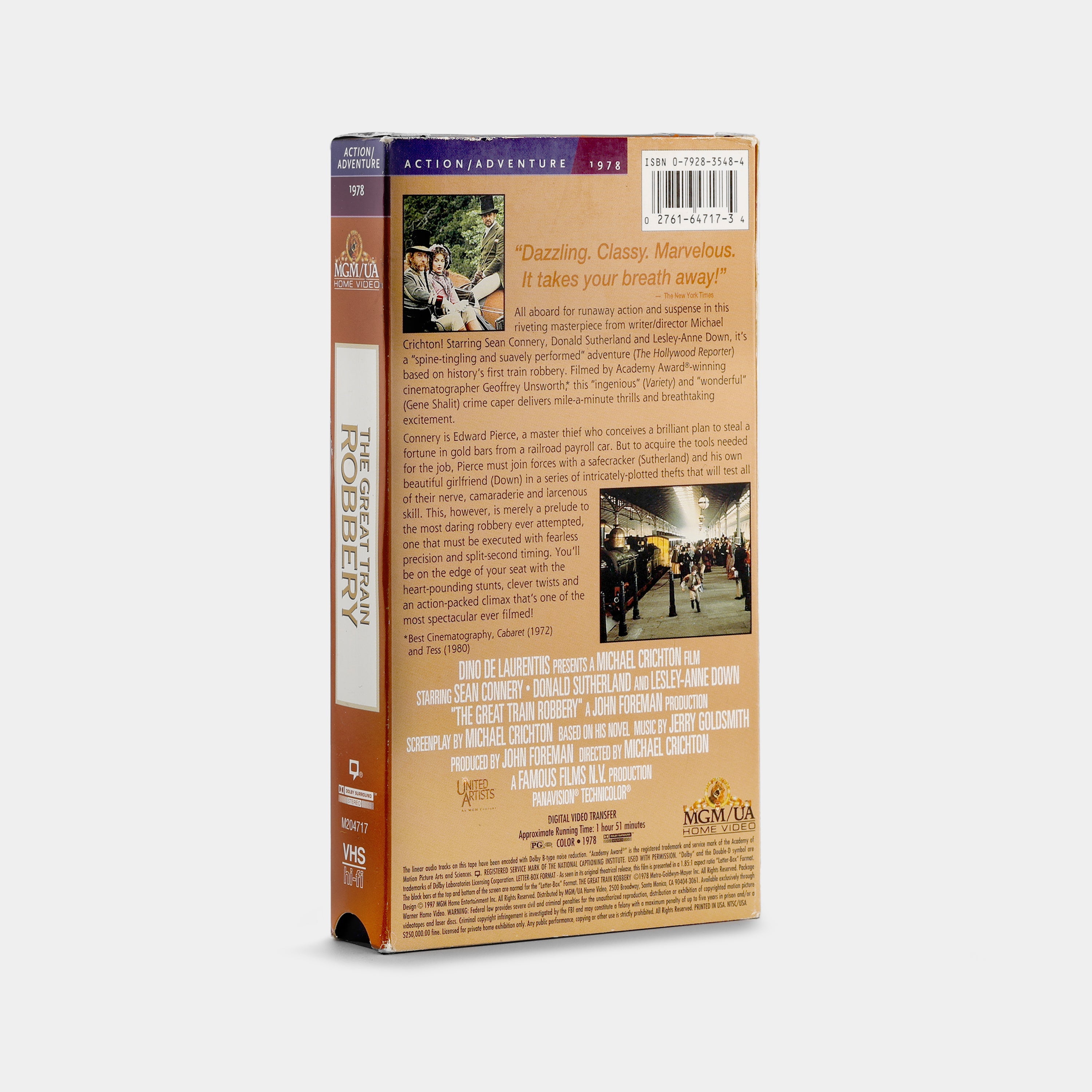 The First Great Train Robbery VHS Tape