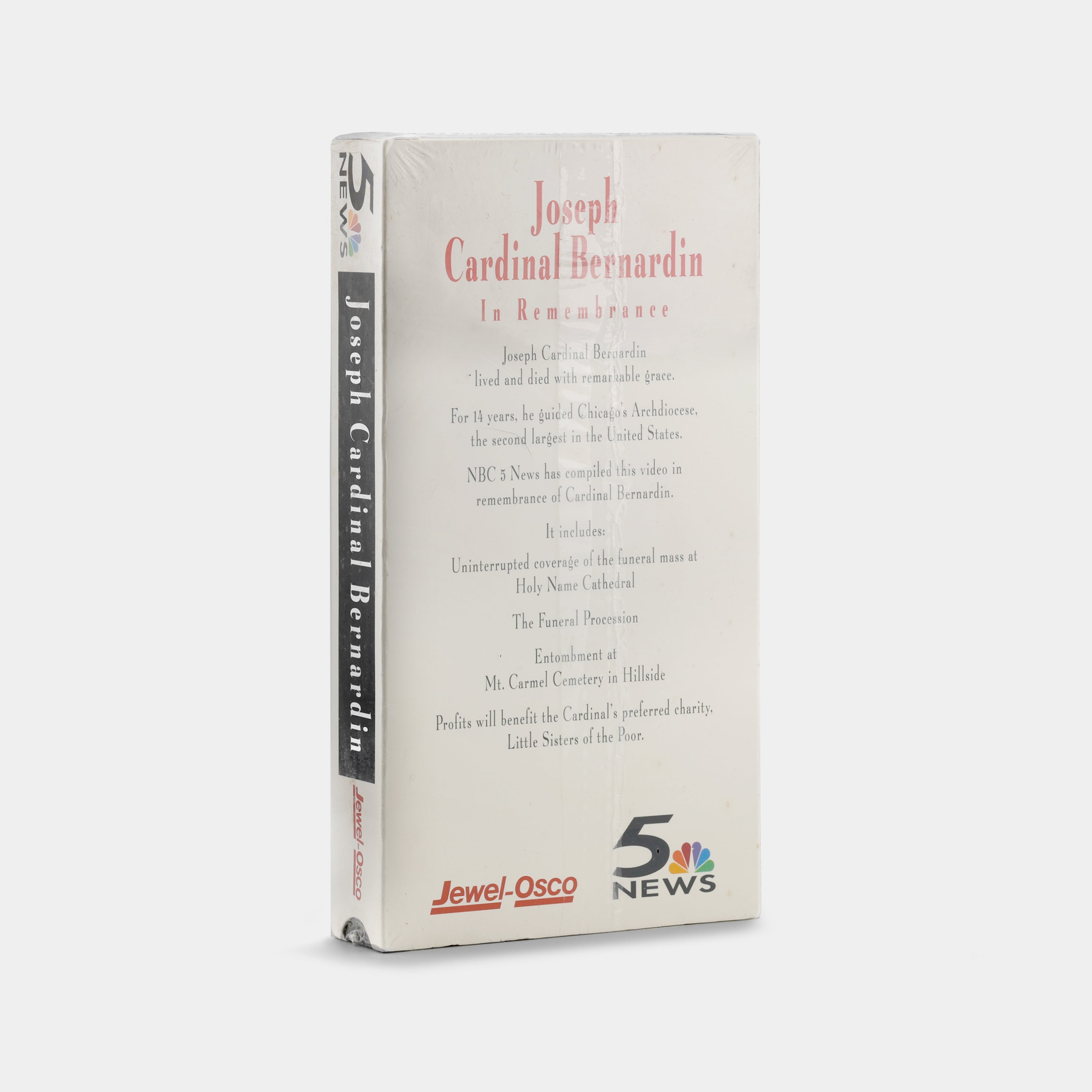 Joseph Cardinal Bernardin: In Remembrance, 1928-1996 (Sealed) VHS Tape