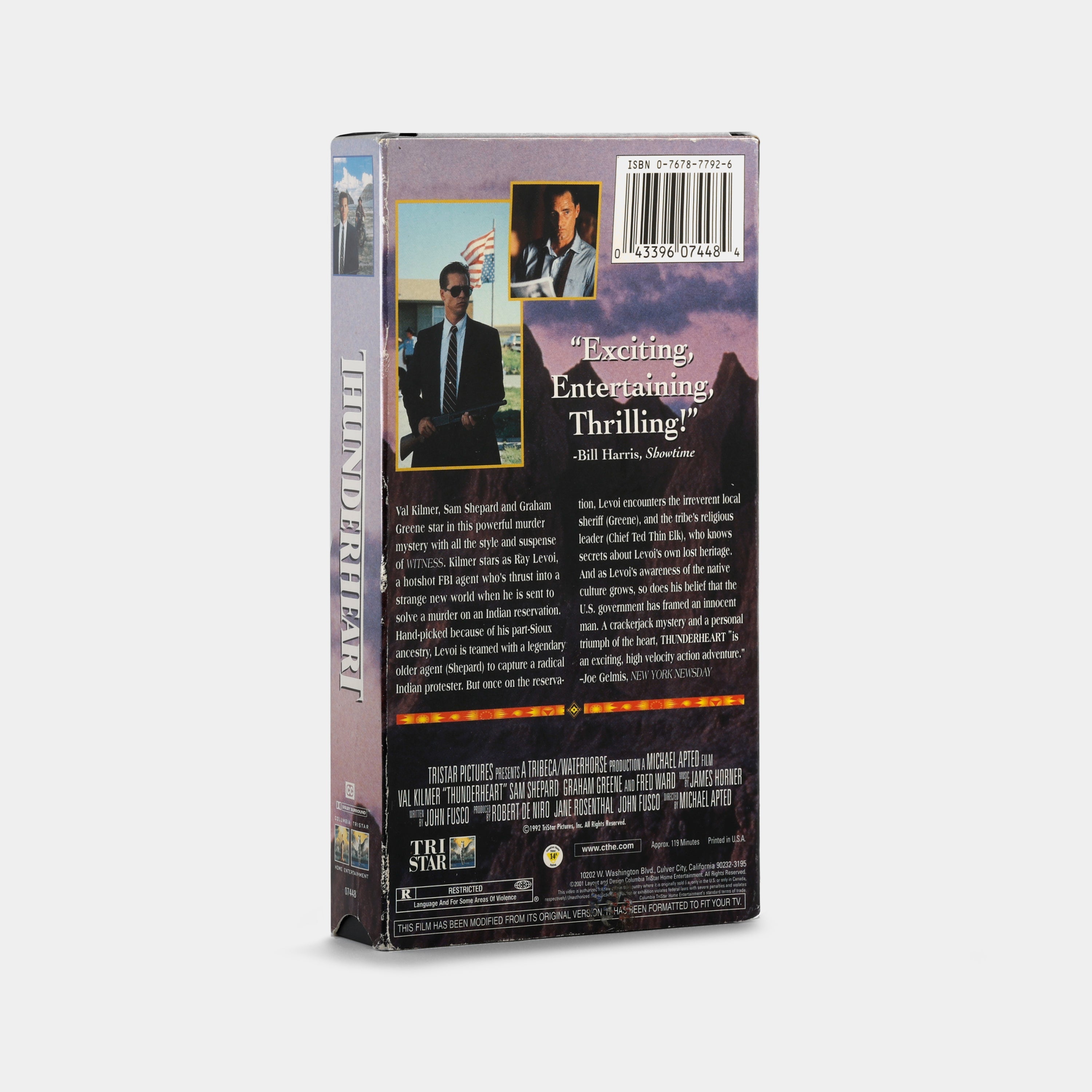 Thunderheart VHS Tape