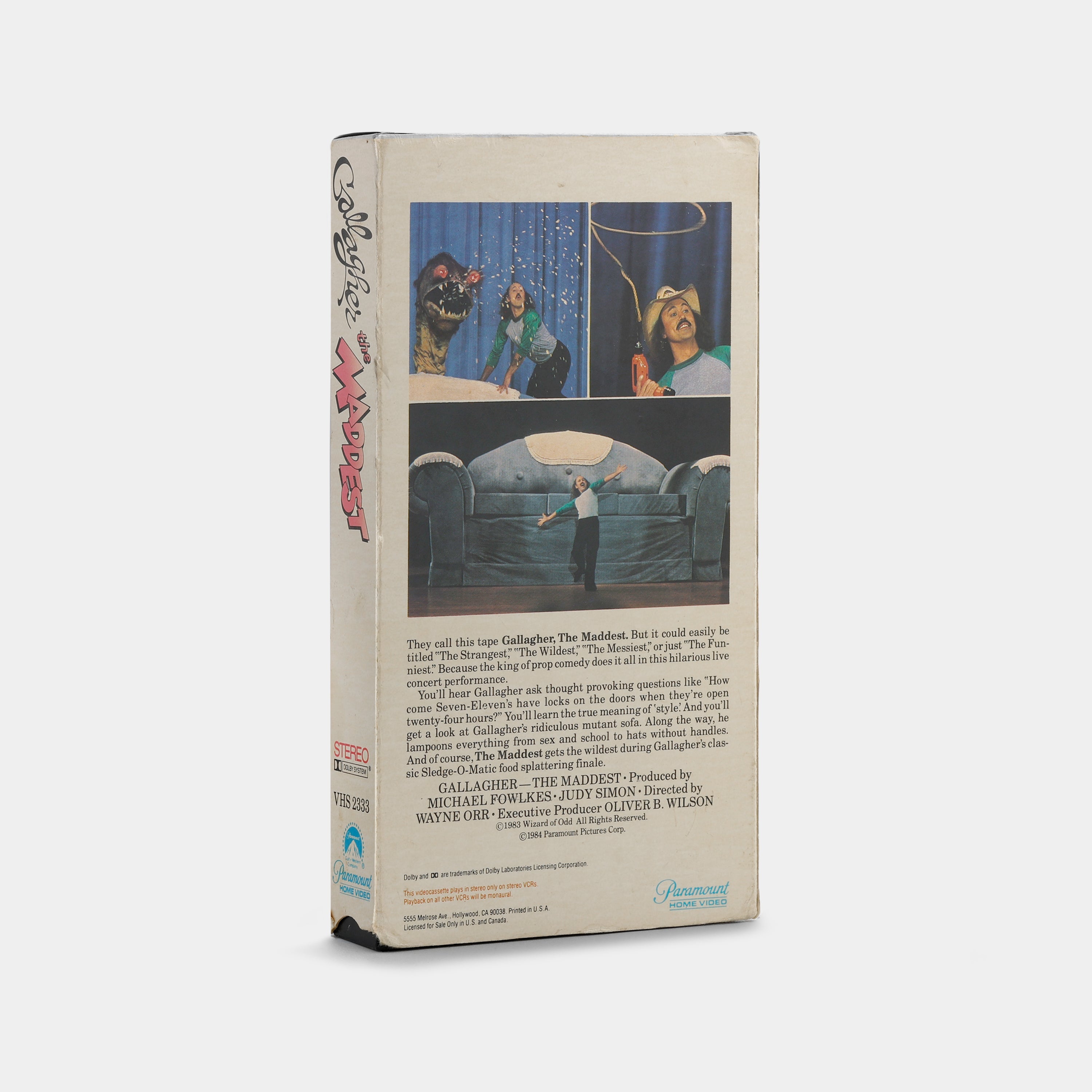 Gallagher: The Maddest VHS Tape