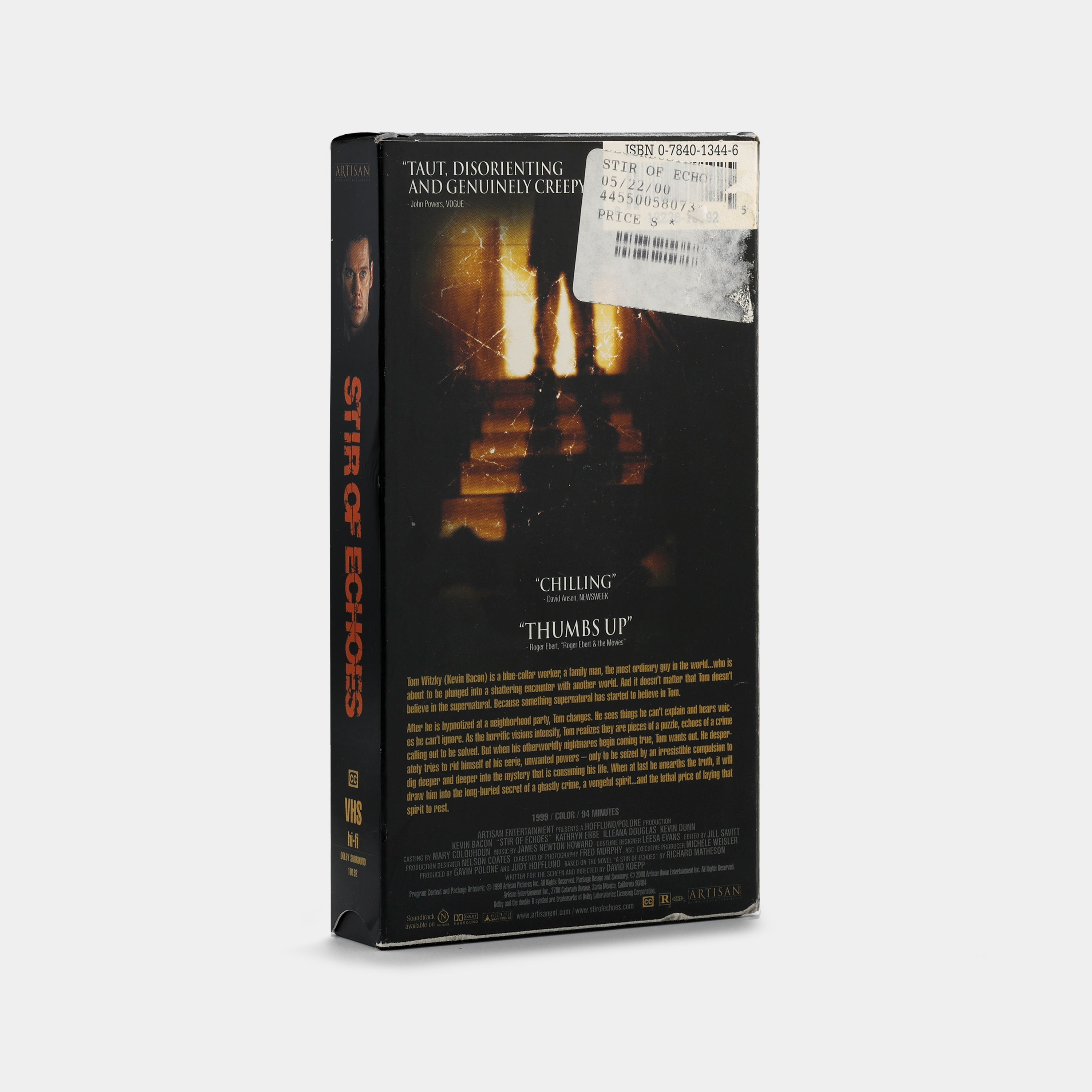 Stir of Echoes VHS Tape