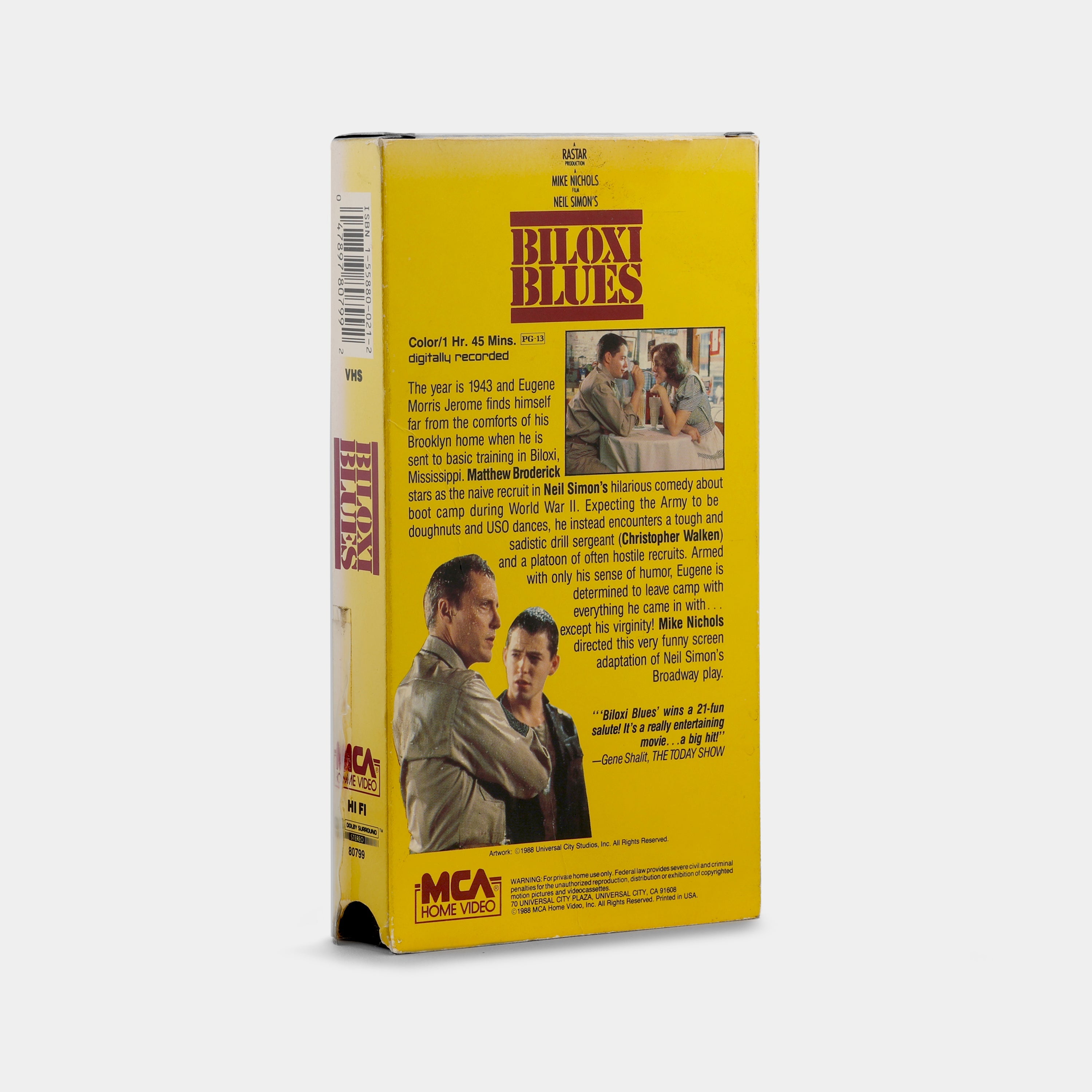 Biloxi Blues VHS Tape