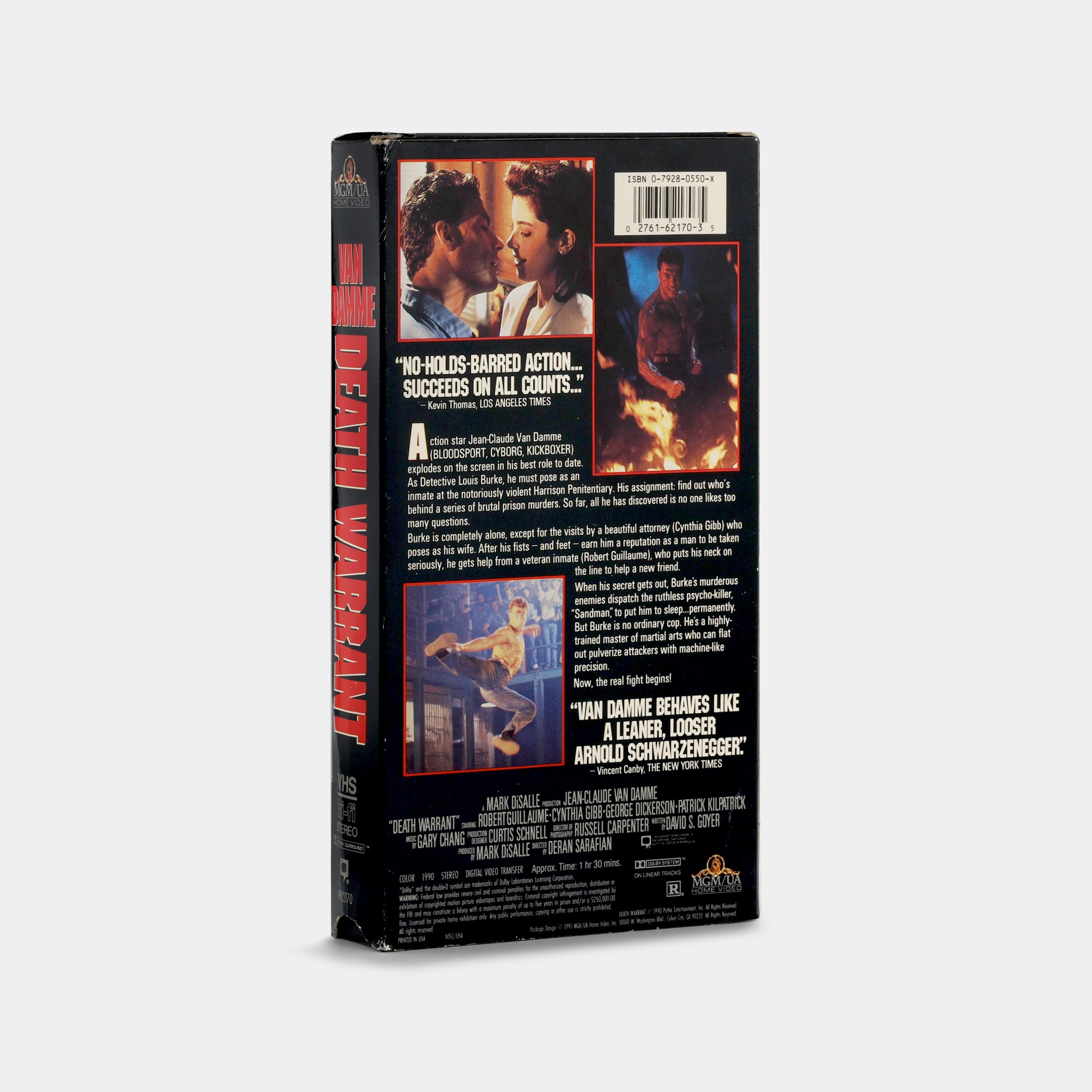 Death Warrant VHS Tape