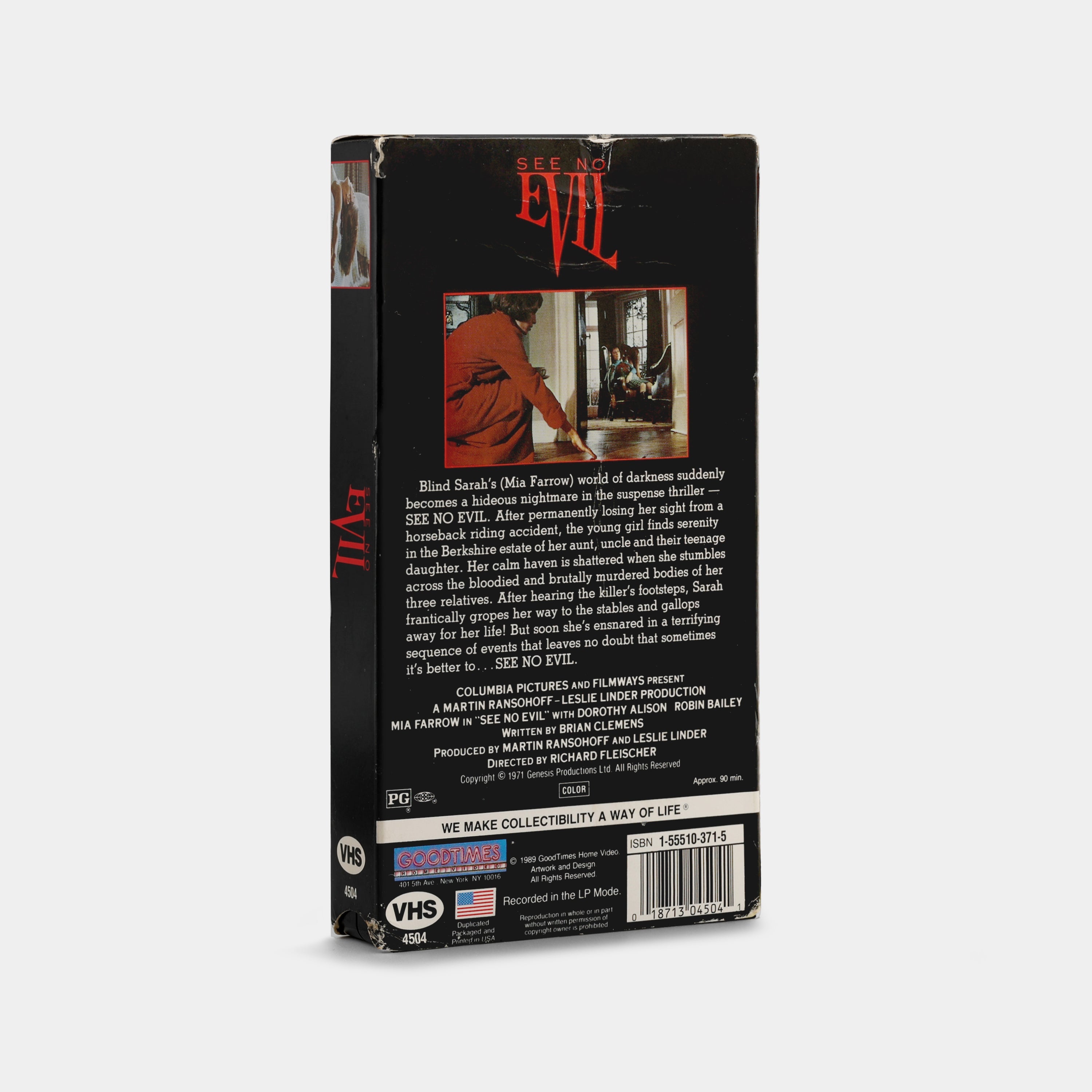 See No Evil VHS Tape