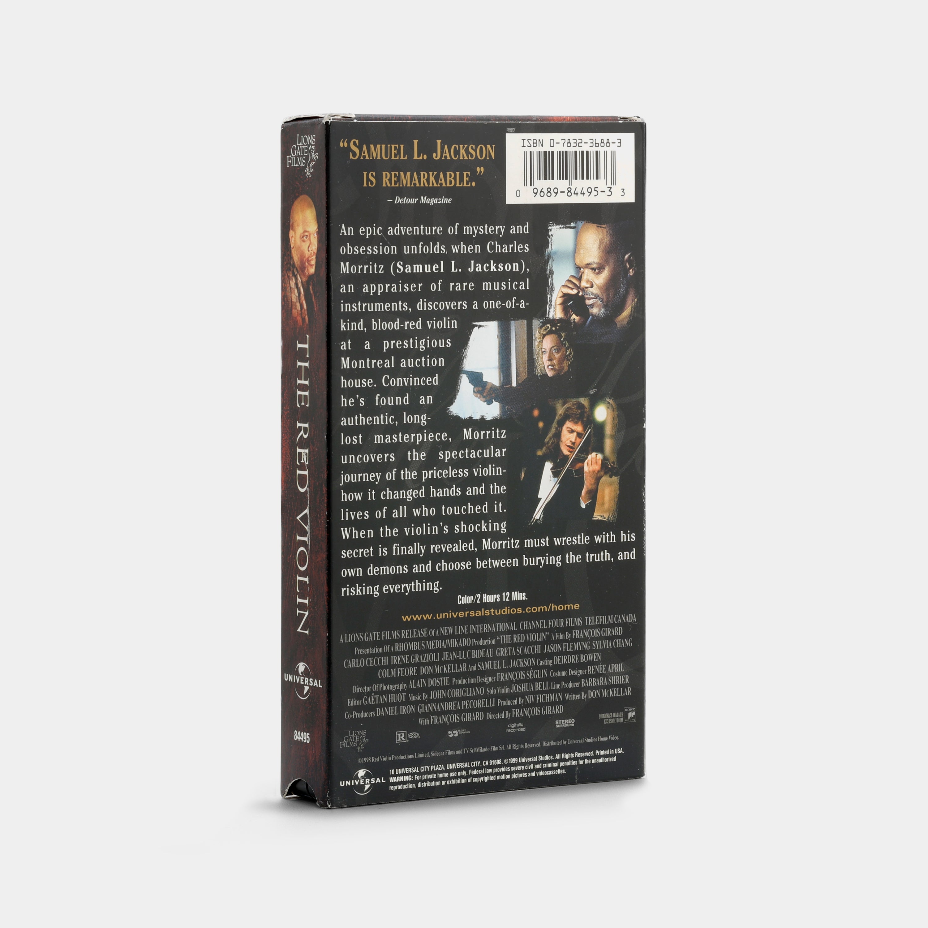 The Red Violin VHS Tape
