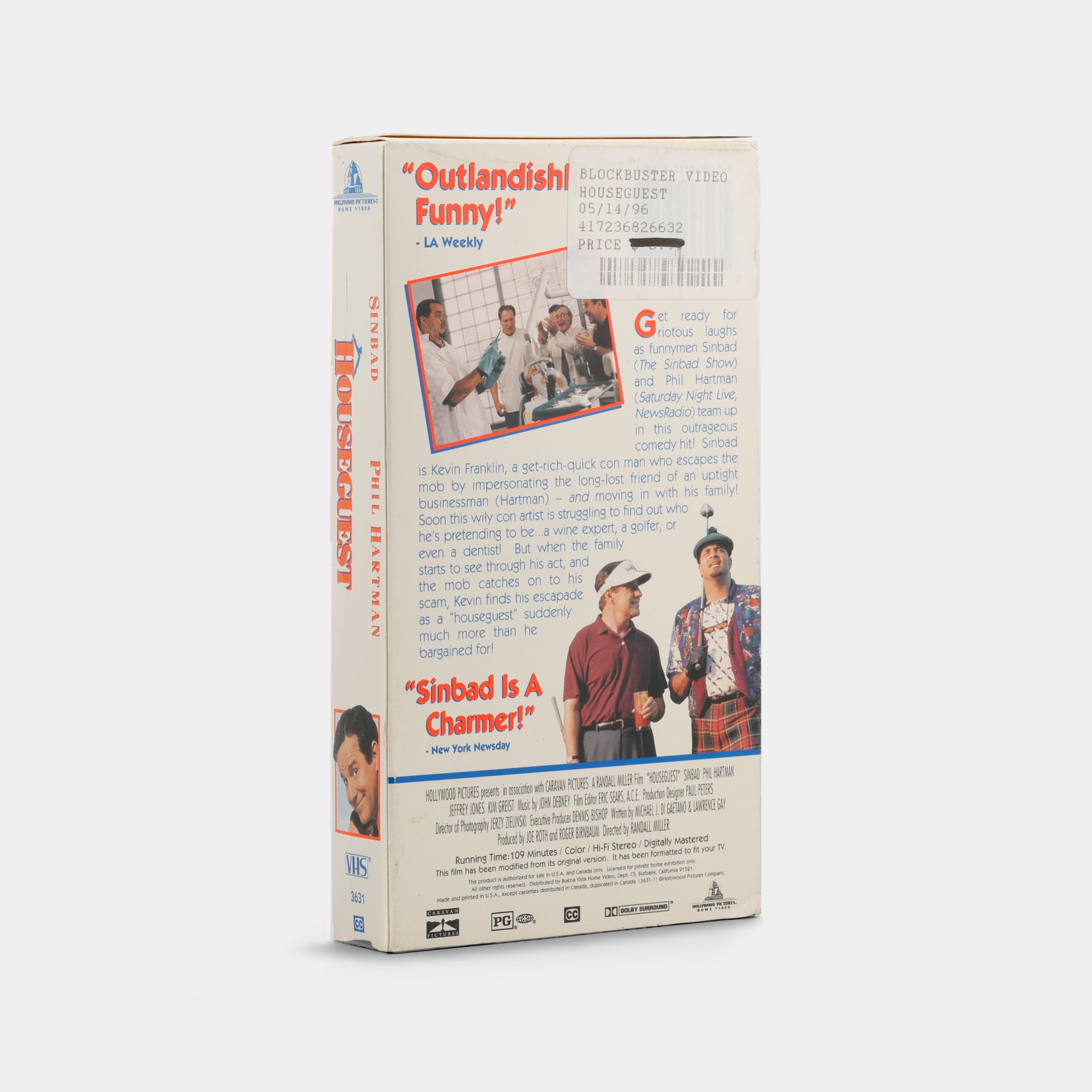 Houseguest VHS Tape