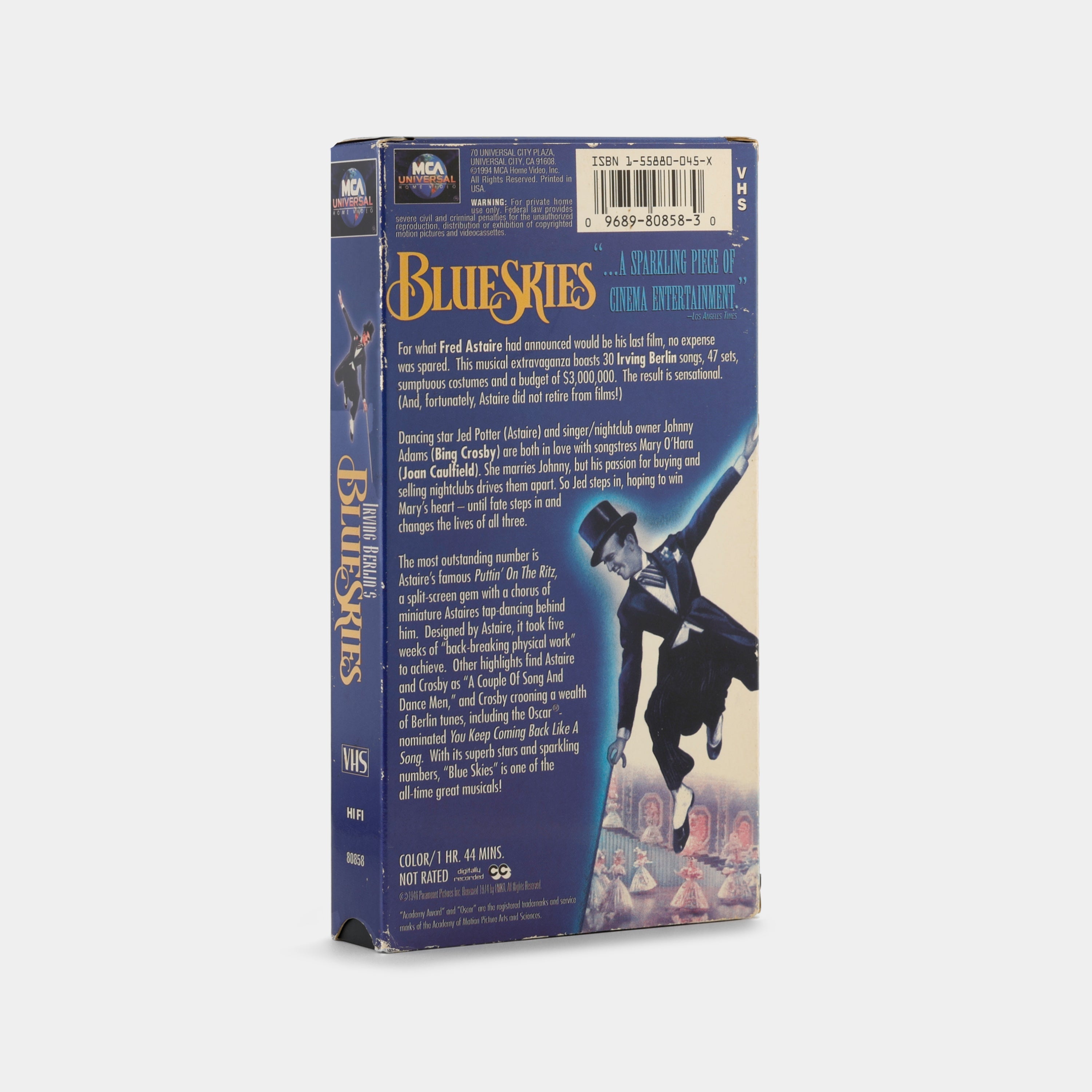 Blue Skies VHS Tape