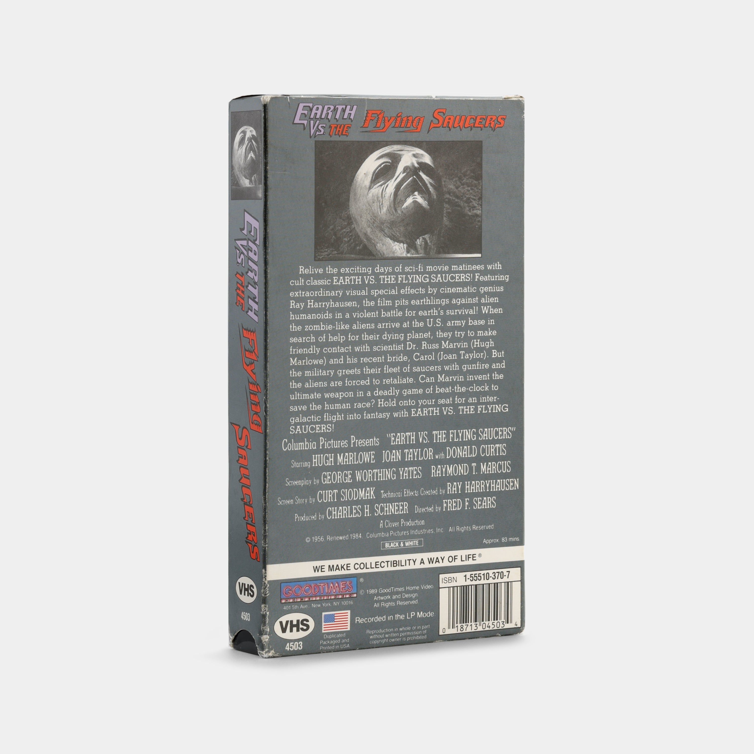 Earth vs. the Flying Saucers VHS Tape