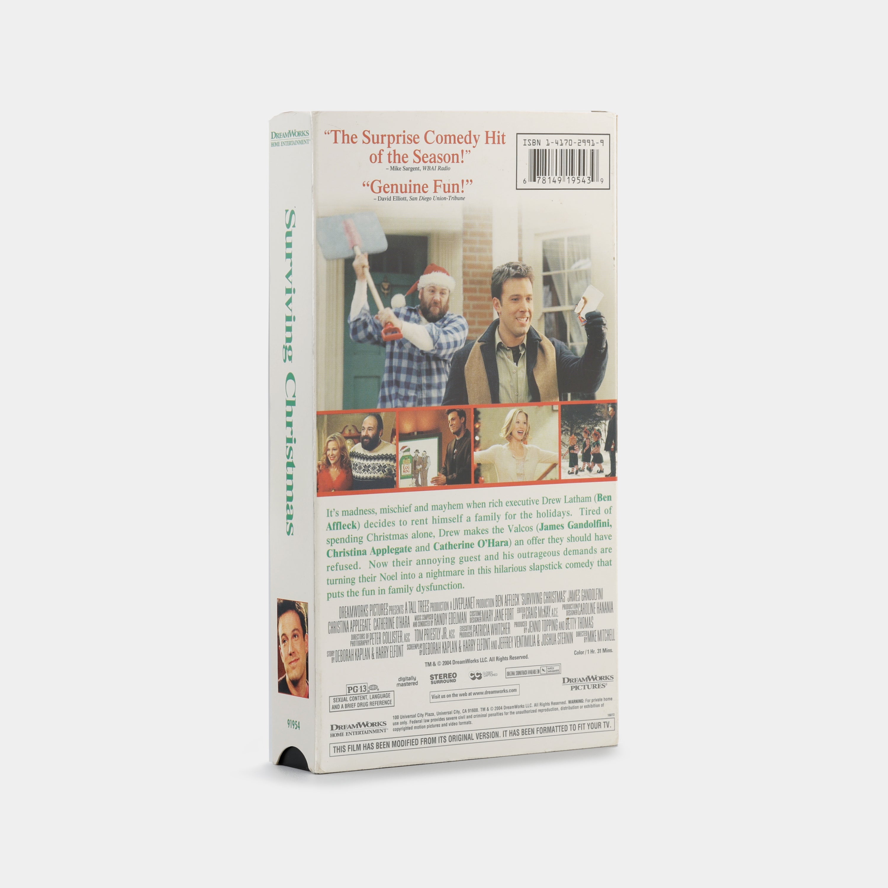 Surviving Christmas VHS Tape