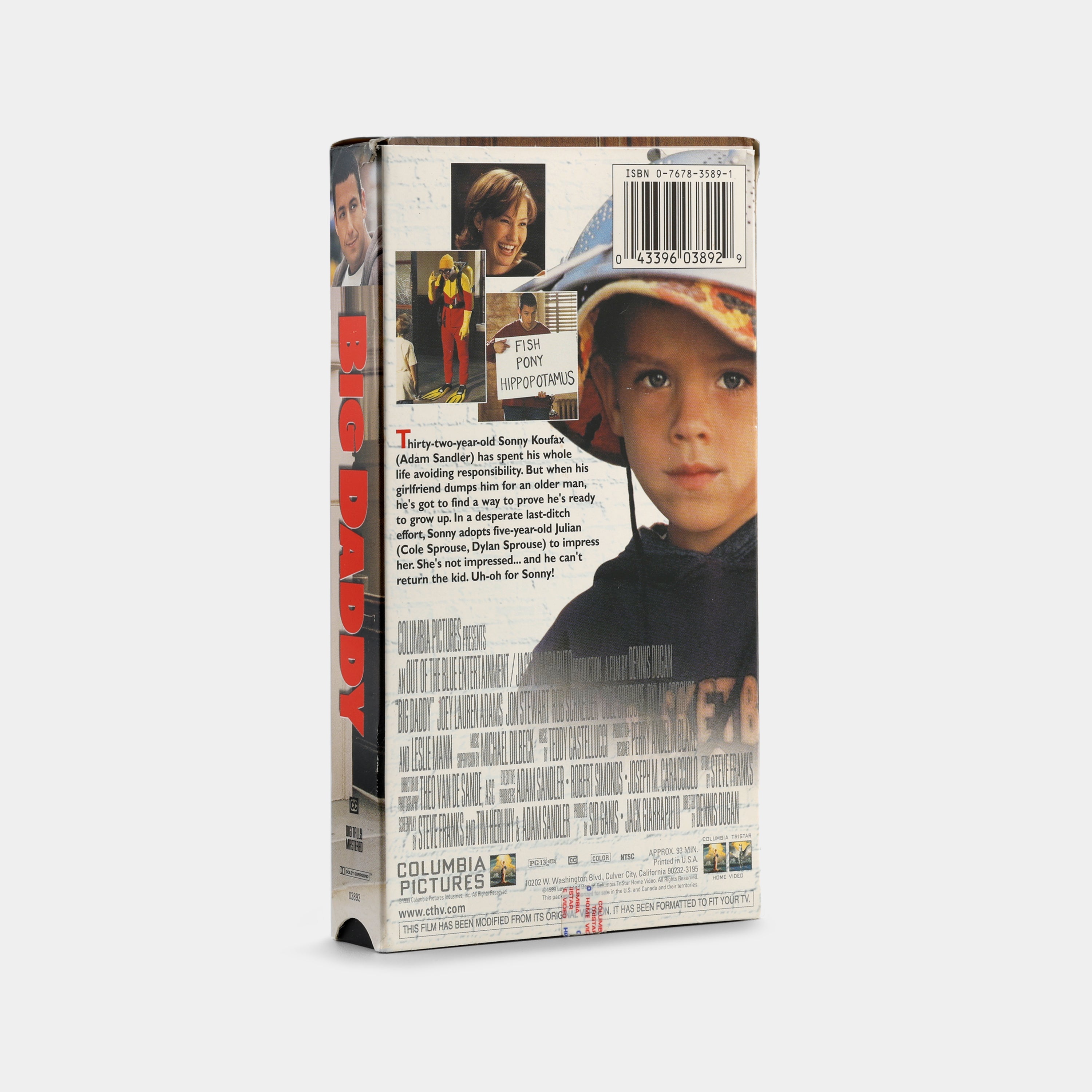 Big Daddy VHS Tape