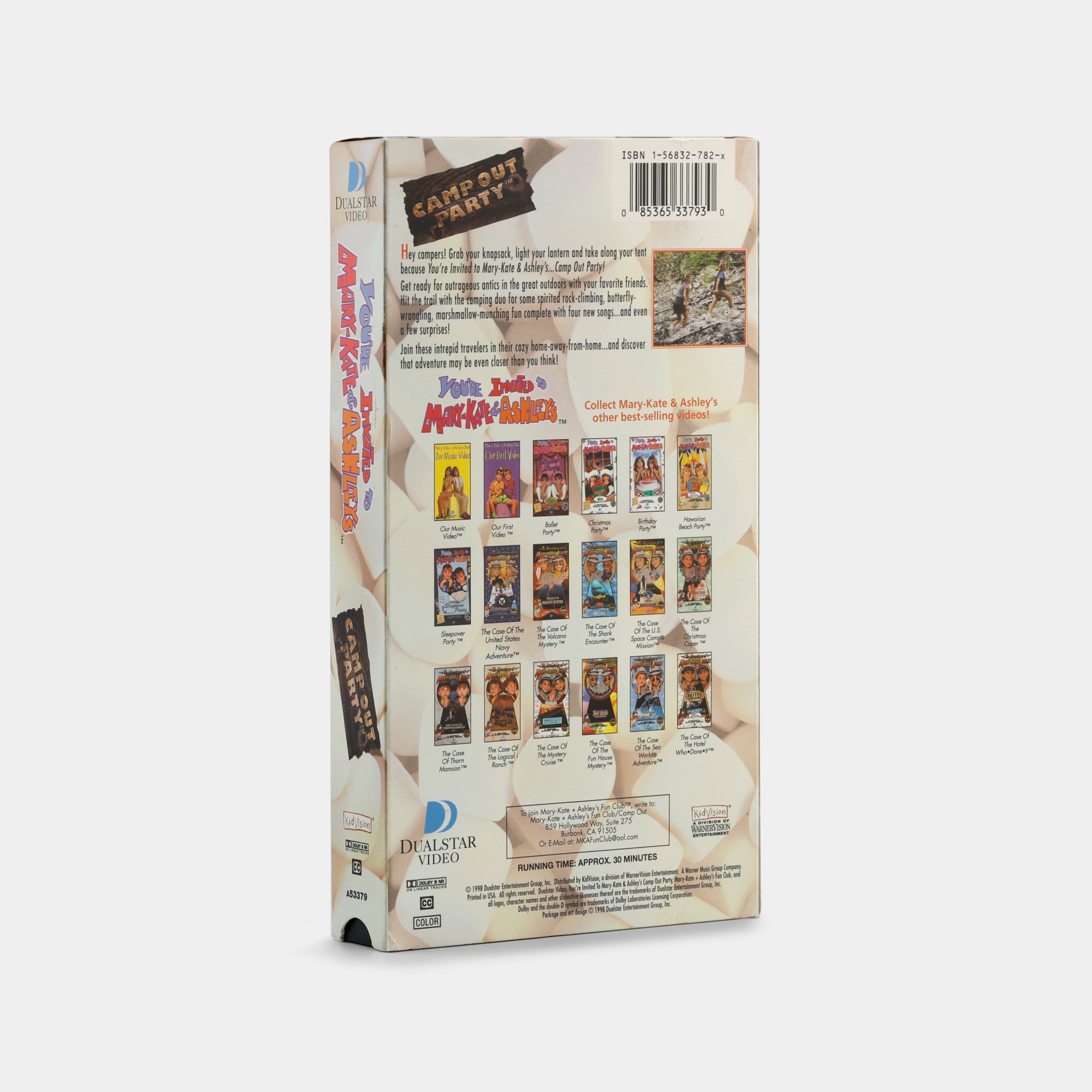You're Invited to Mary-Kate & Ashley's Camp Out Party VHS Tape
